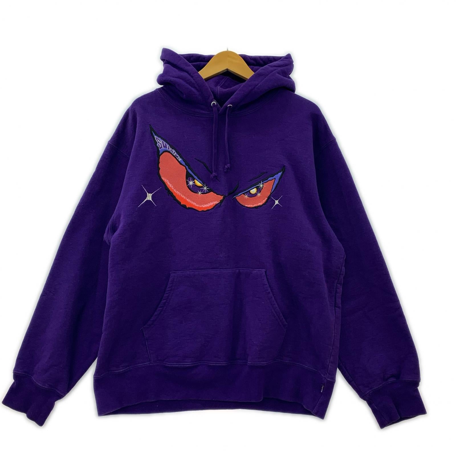 パーカー 21AW eyes hooded sweatshirt M M パープル