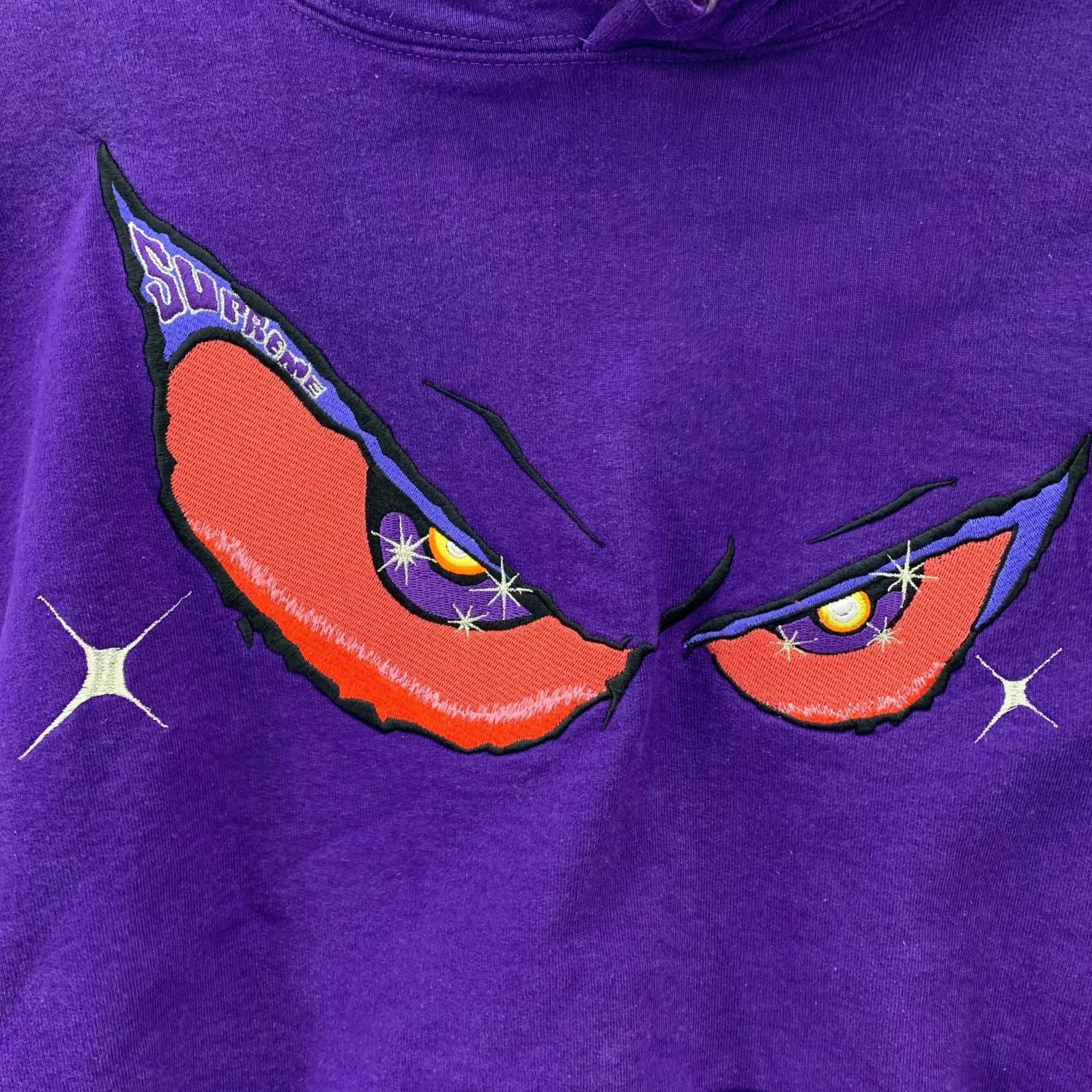 パーカー 21AW eyes hooded sweatshirt M M パープル