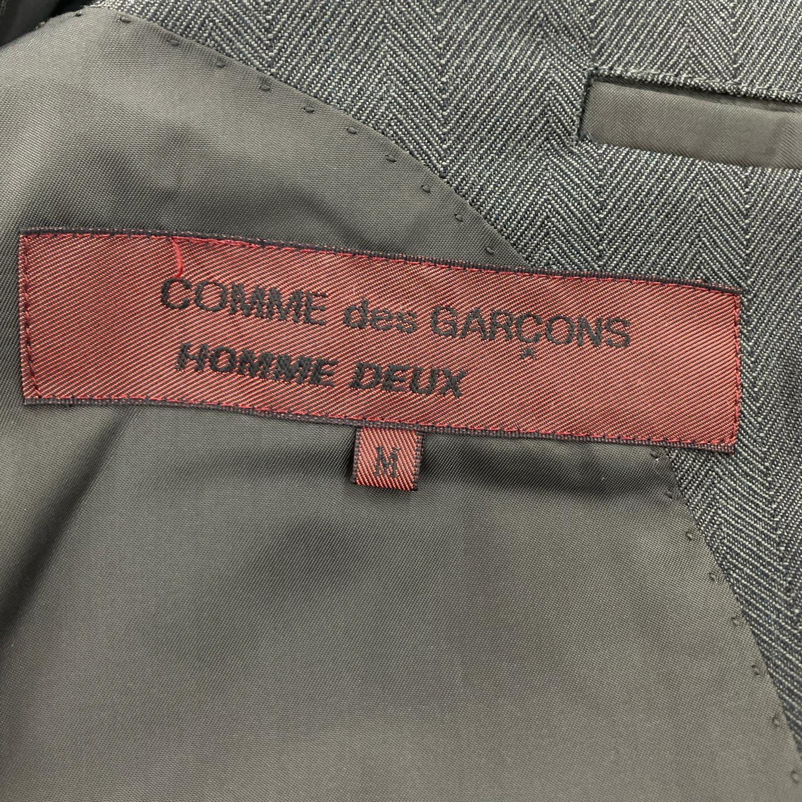 ジャケット COMME des GARCONS HOMME DUEX テーラード M グレー