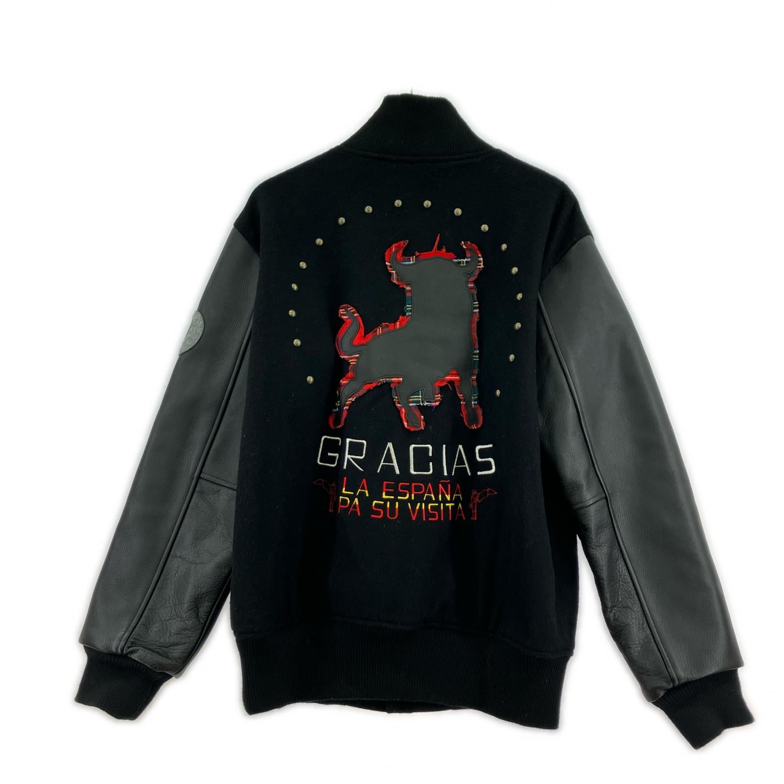 ジャケット スタジャン 黒