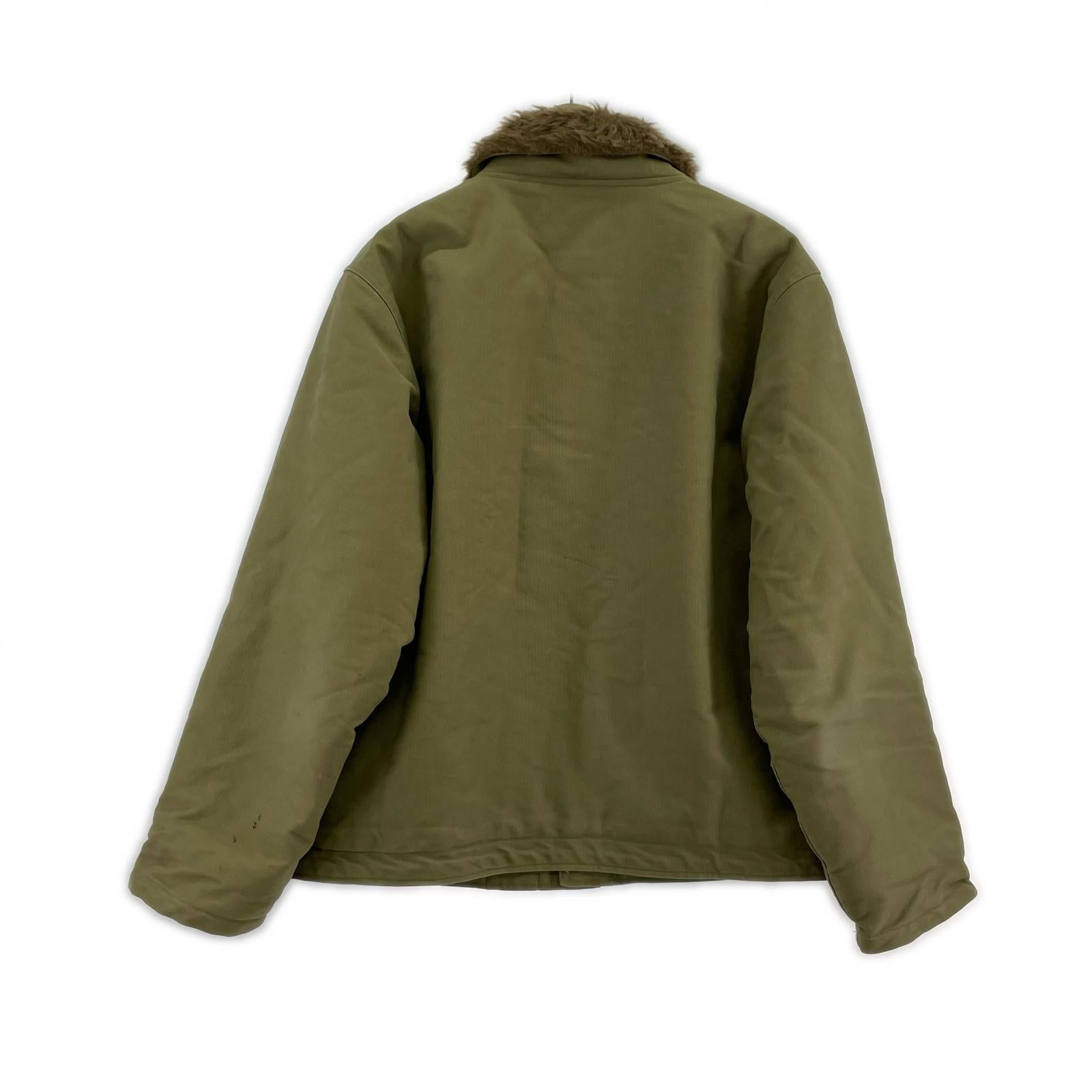 ミリタリージャケット NAVY DEPARTMENT N-1 デッキジャケット 40 カーキ