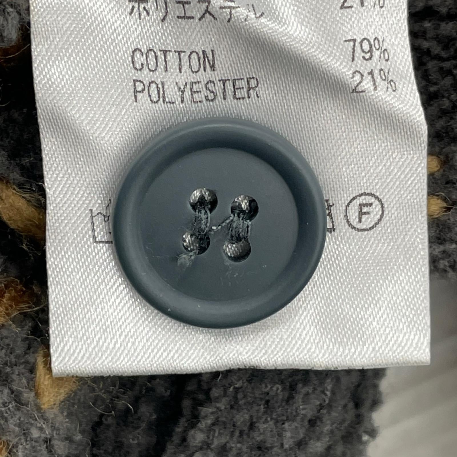 カーディガン 23AW Pg1 Knit カーディガン グレー L グレー