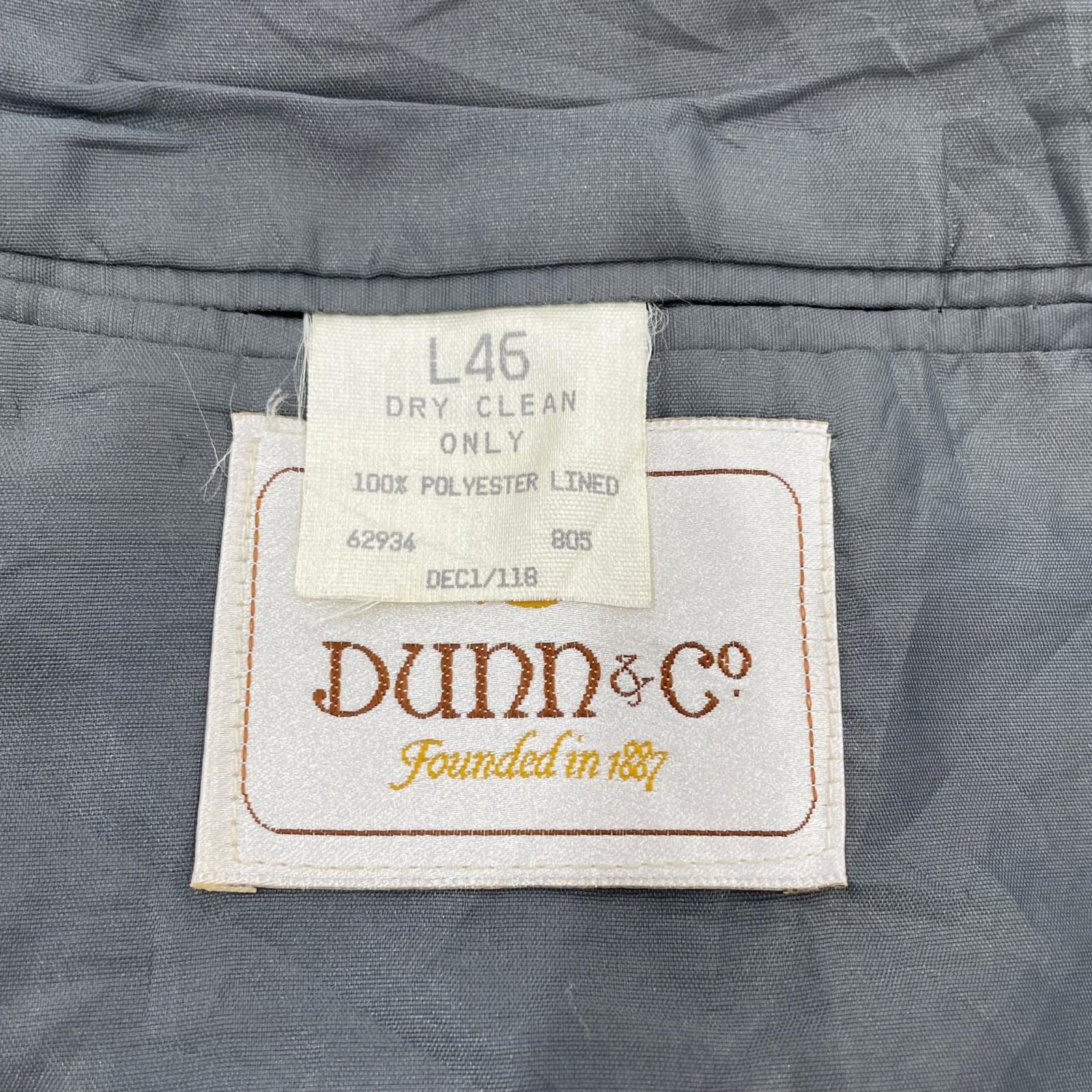 ジャケット 60s シングル ヘリンボーン テーラード (L46)DUNN&Co グレー