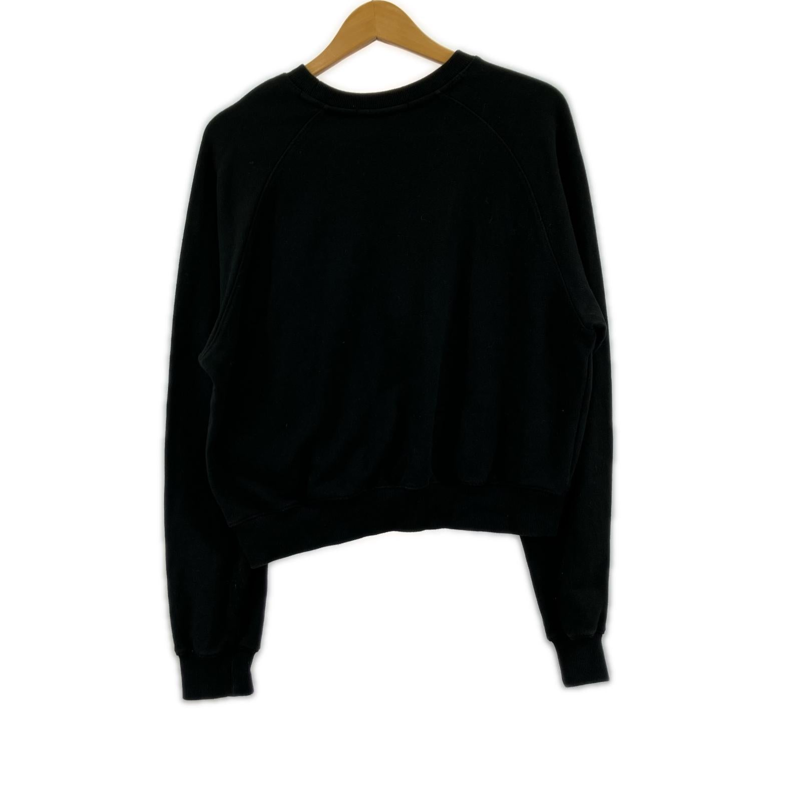 スウェット SWEATSHIRT FLOWERMARDI STONE EMBELLISHED ブラック