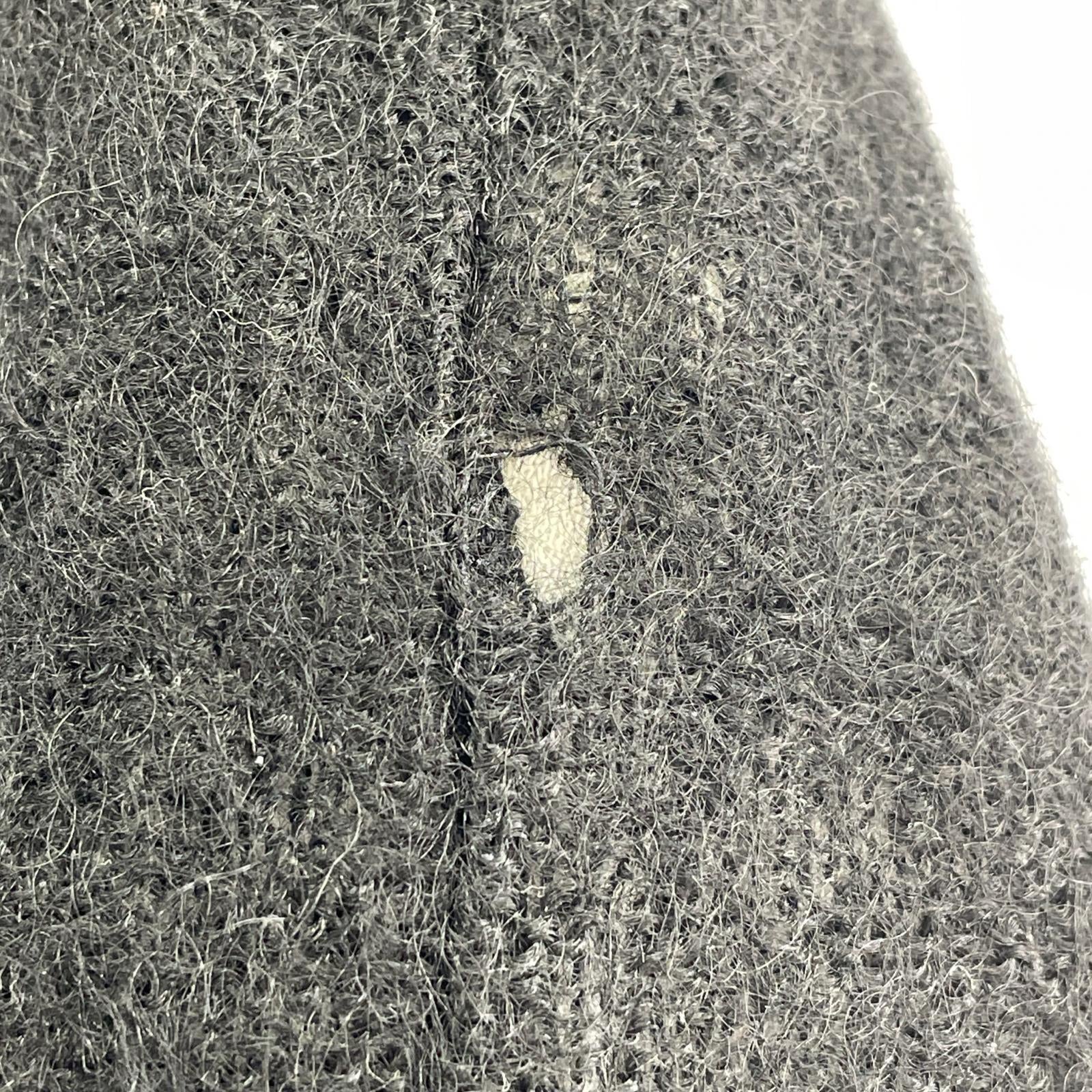 ニット ウール デザインケーブルニットセーター (L)NVY L