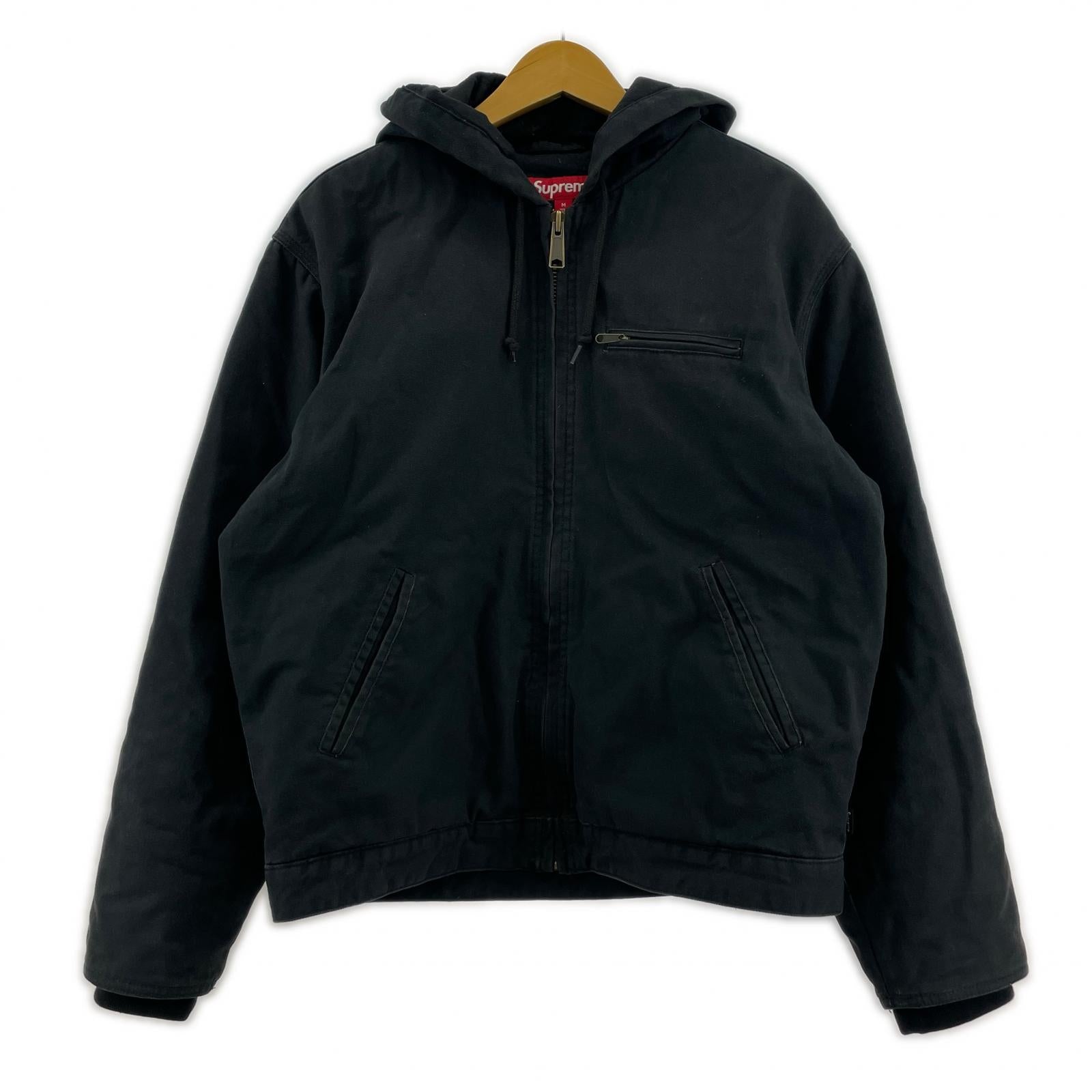ジャケット THRASHER ダブルネーム ワーク ブラック/M M ブラック