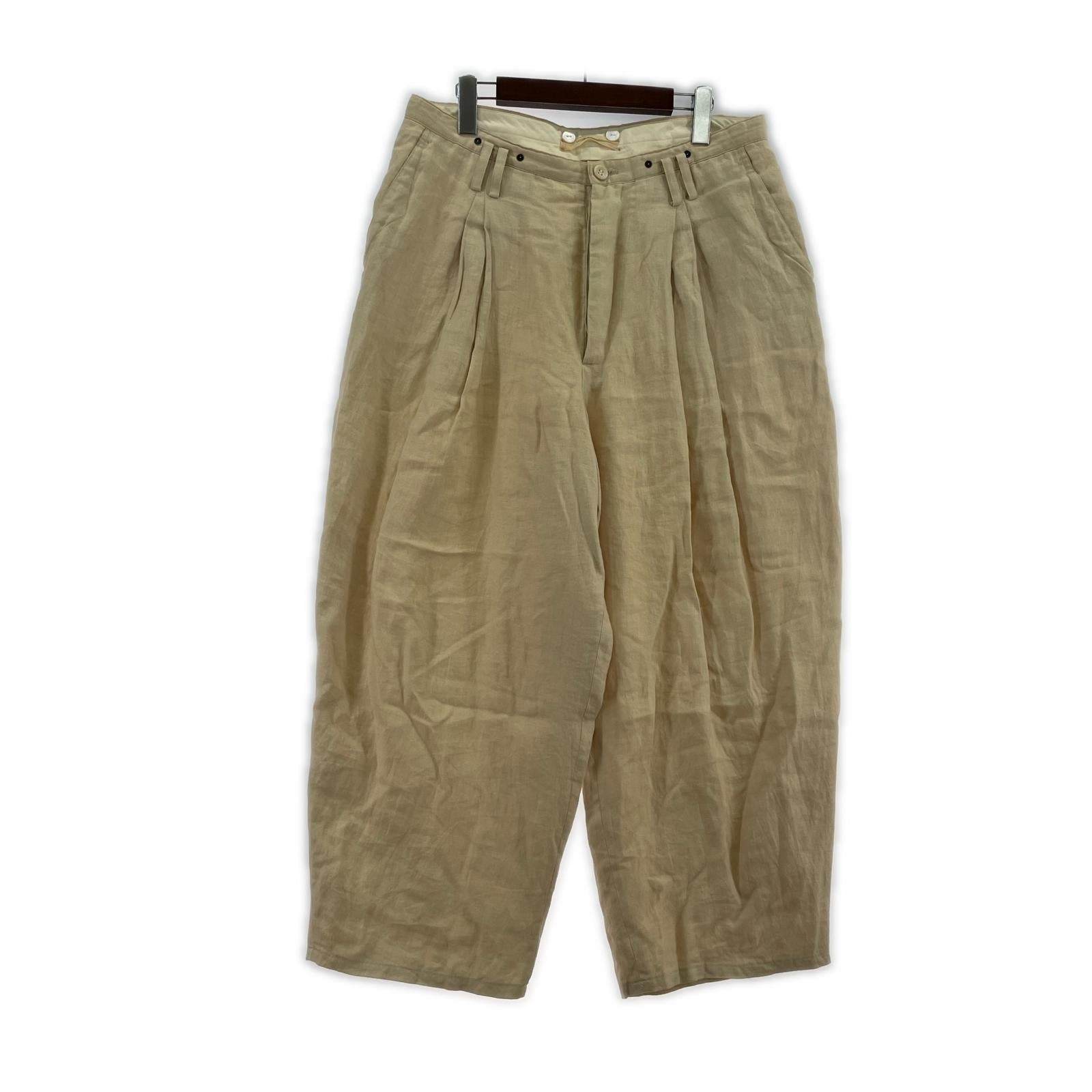 その他ボトムス suzuki takayuki wide legged pants 2 S212-19 使用感あり ベージュ