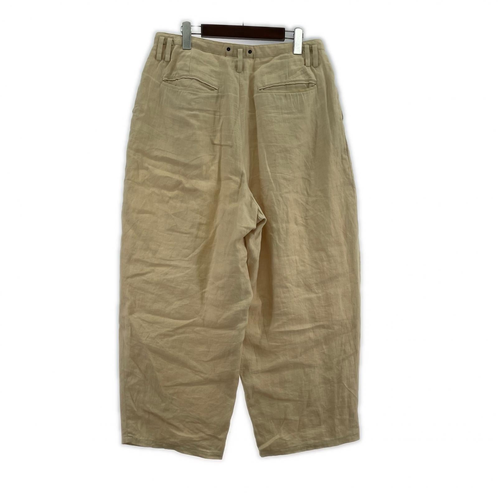 その他ボトムス suzuki takayuki wide legged pants 2 S212-19 使用感あり ベージュ