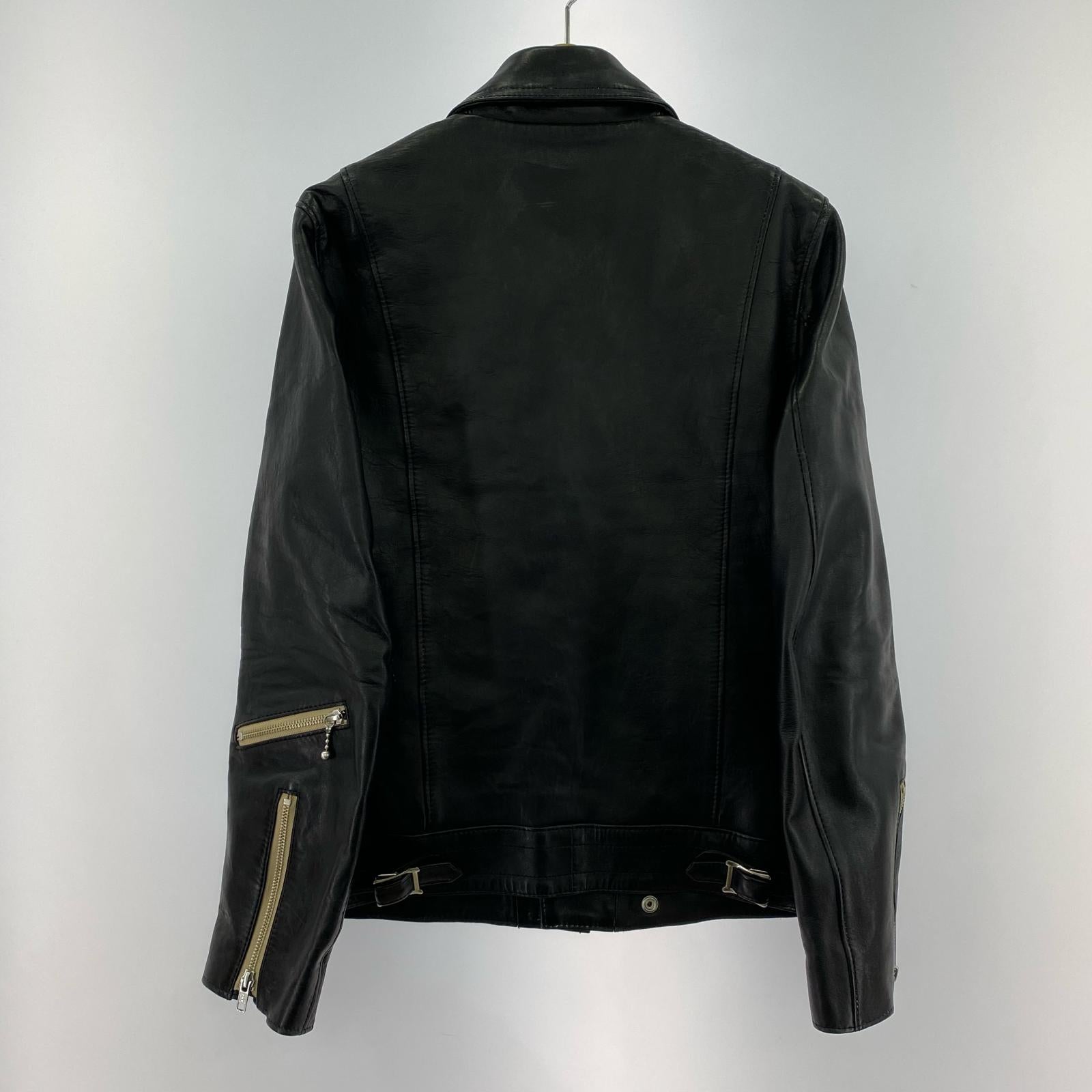 ライダースジャケット ×Royal Pussy RIDERS LEATHER JACKET 3 3 ブラック