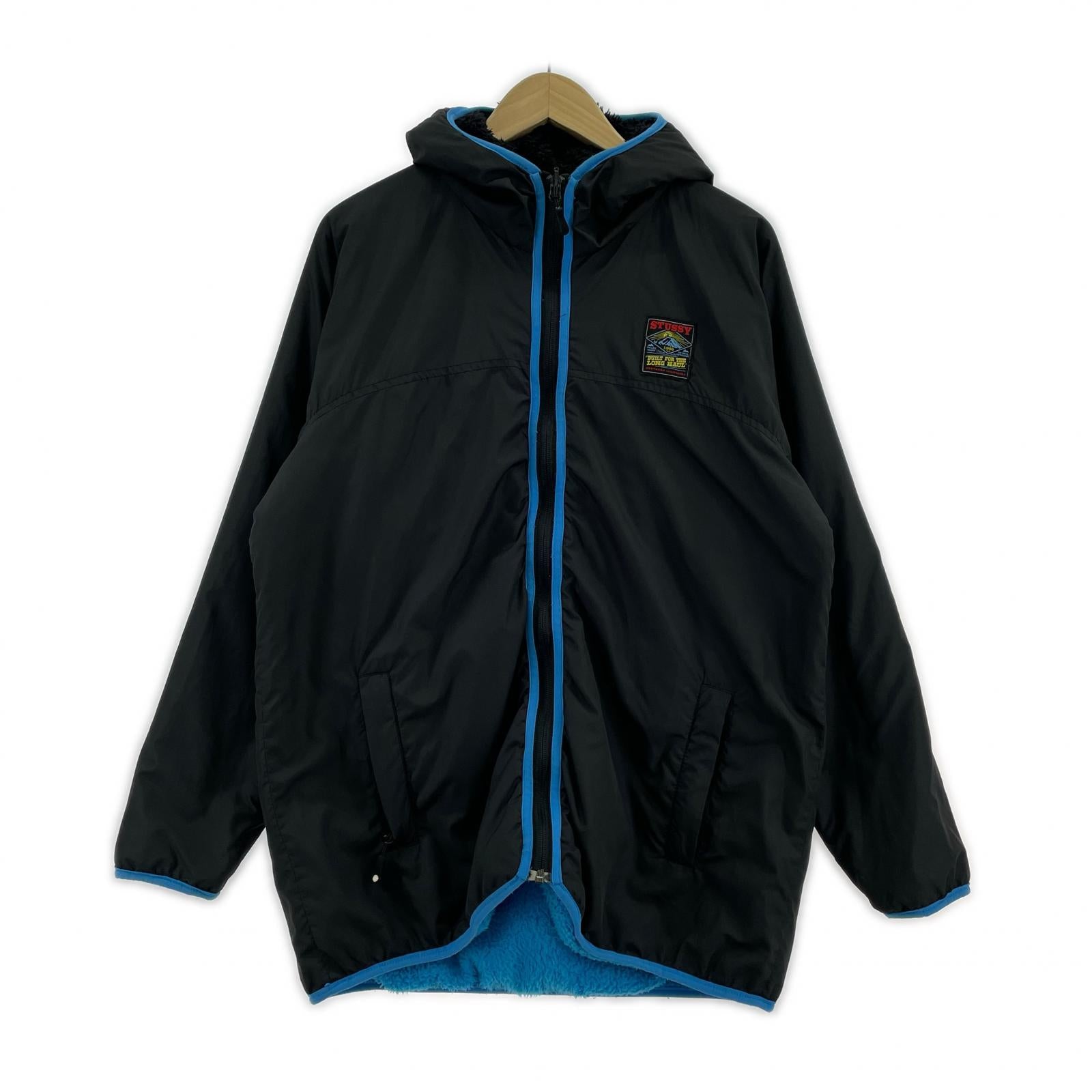 ジャケット old stussy リバーシブルジャケット L 黒 L