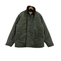 ジャケット HOUSTON ナイロン N-1 デッキジャケット XXL オリーブ