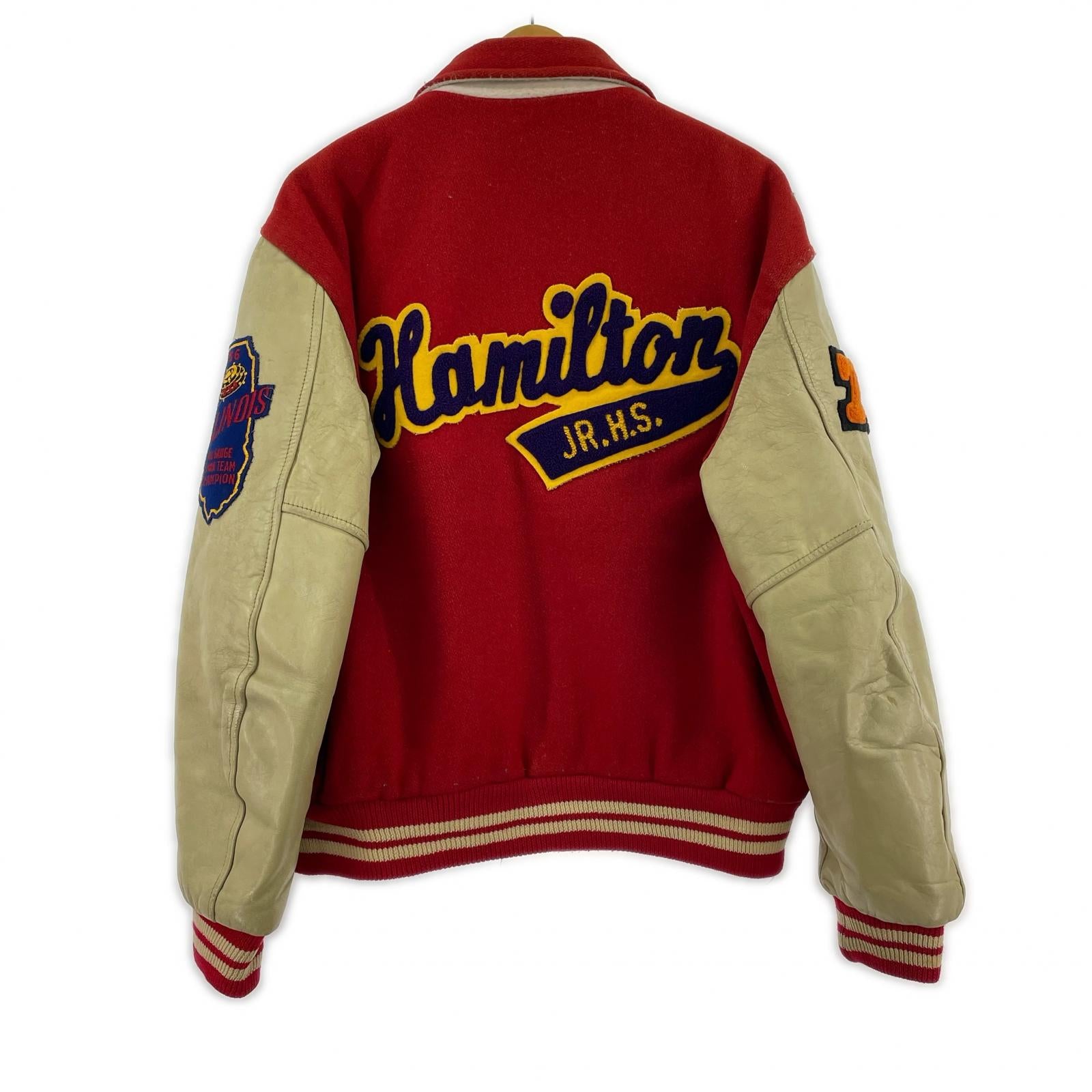 ジャケット 80s Hamilton JR.H.S Stadium jacket