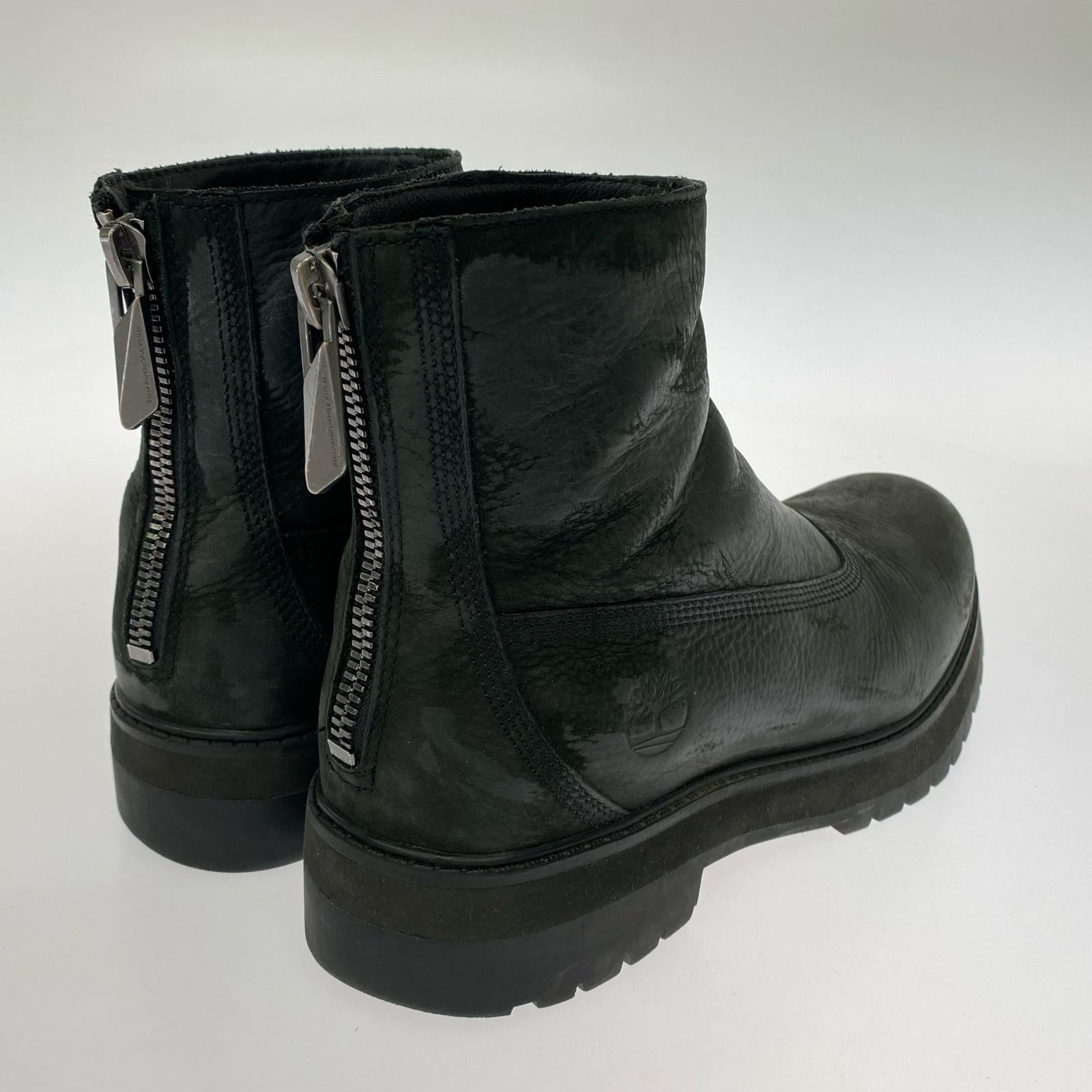 ブーツ white mountaineering MID ZIP UP BOOTS 27.5cm (US9 1/2 UK9 EU45) ブラック