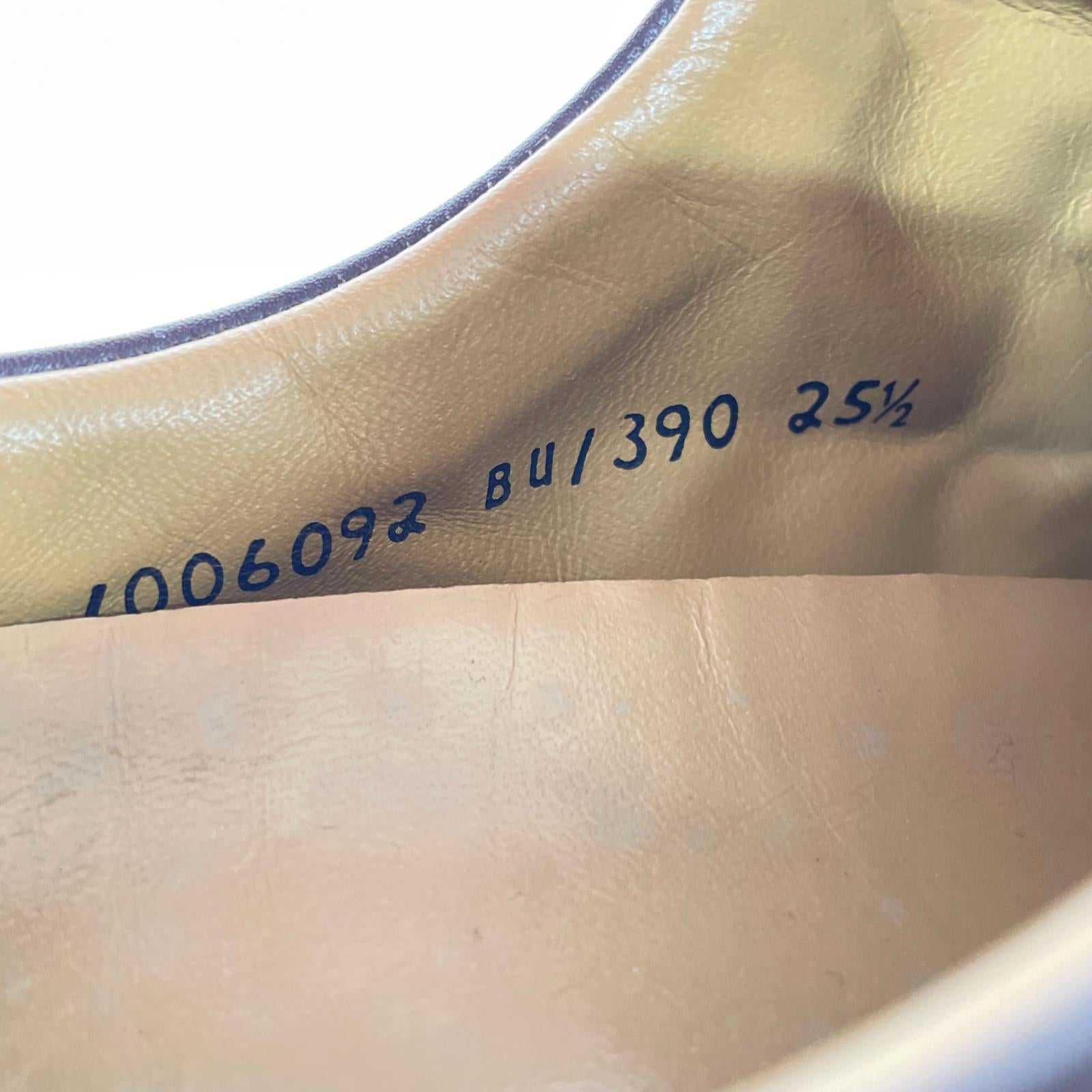 スニーカー BURBERRY キルティングスニーカー 25.5cm 25.5cm (US7 1/2 UK7 EU41) ブラウン