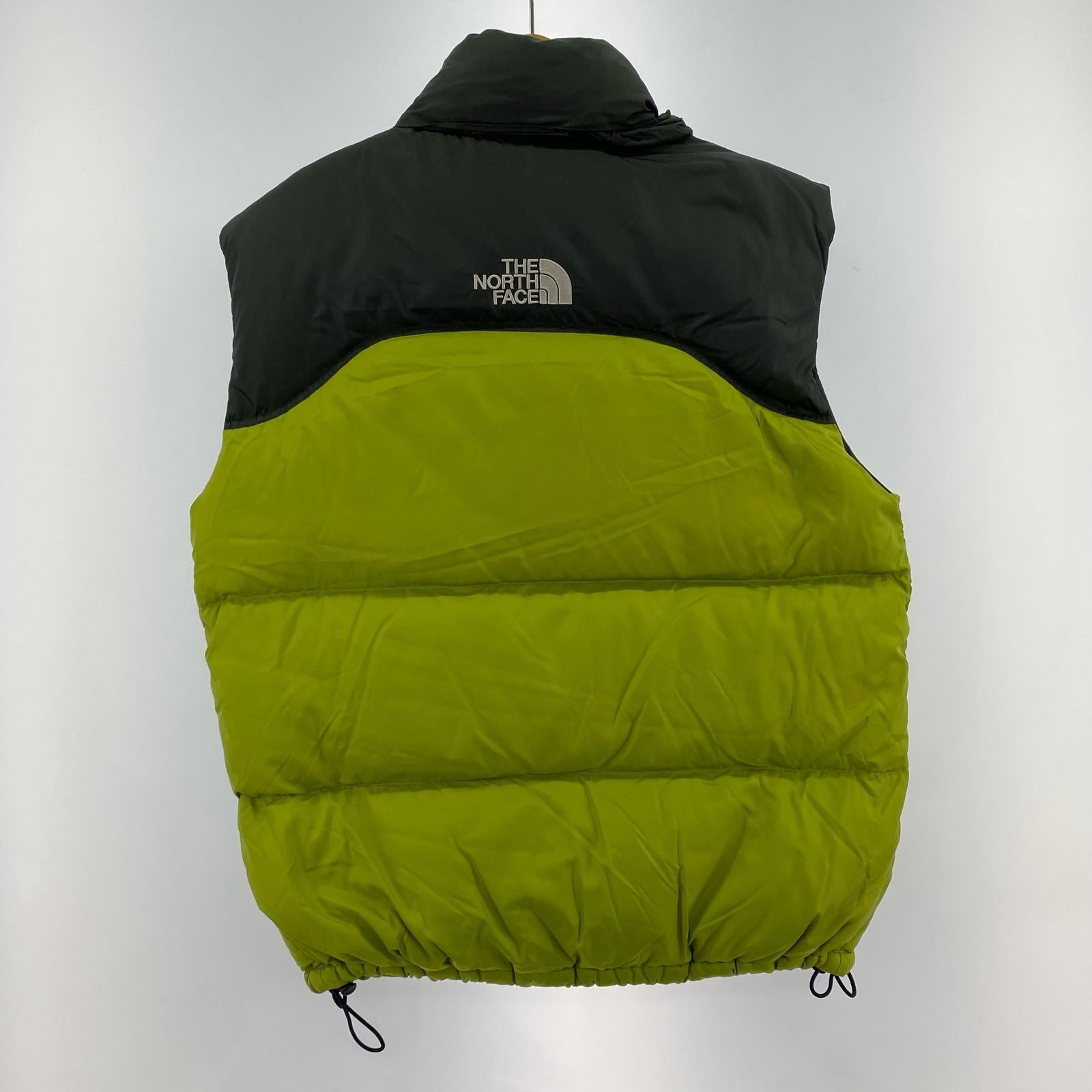 ダウンベスト NUPTSE VEST ND01587 M カーキ 黄緑 M