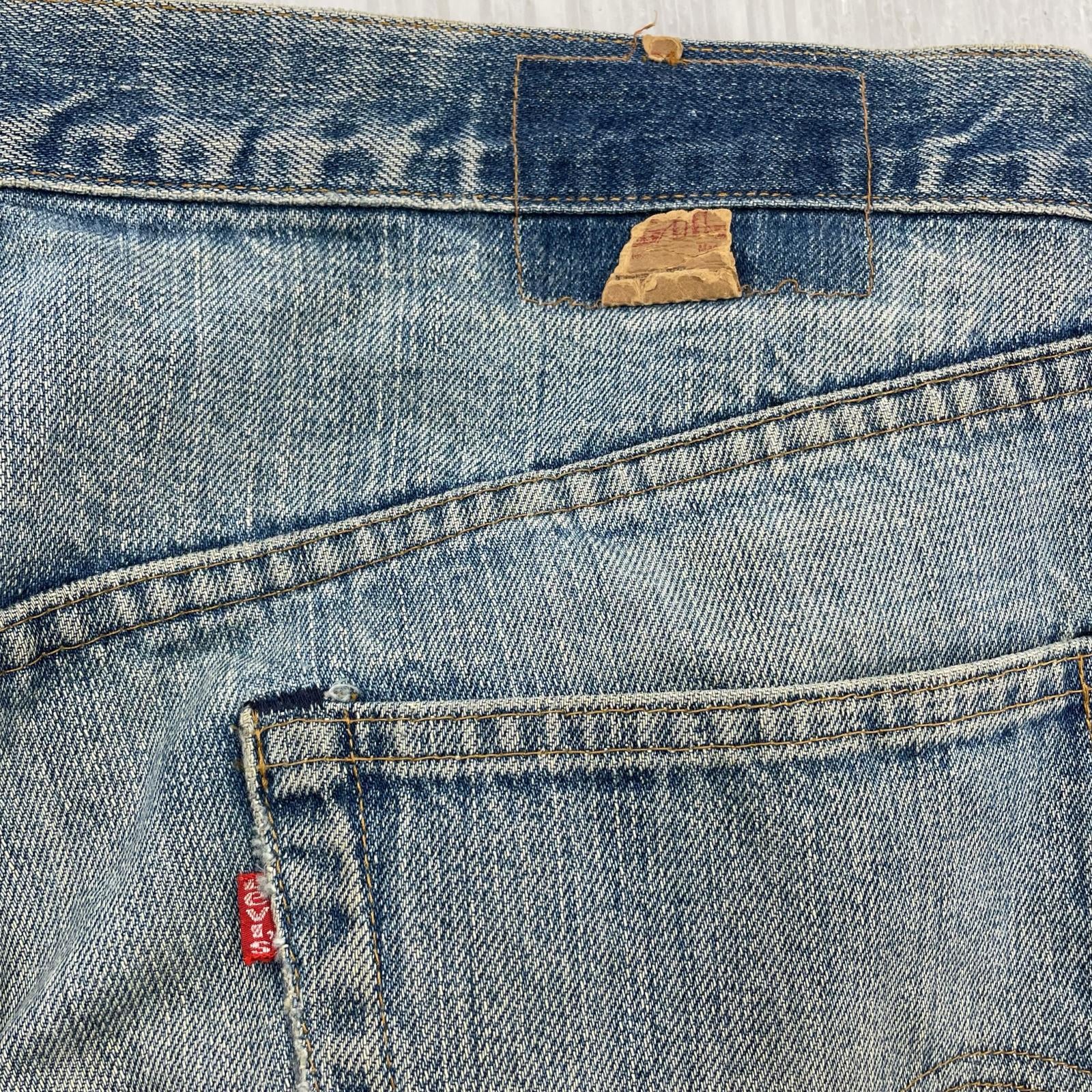 パンツ 70s 505-0217 42/32 ブルー