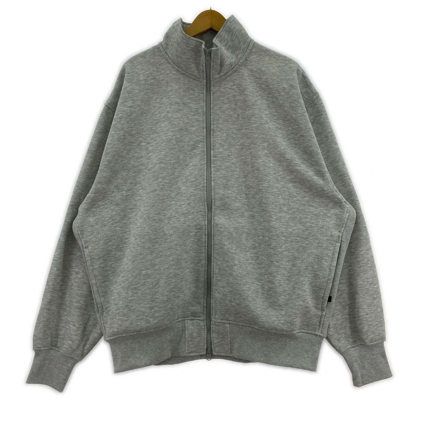 ジャケット TECH SWEAT STAND ZIP-CARDIGAN GRY L L グレー