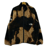 ブルゾン x THE NORTH FACE 21AW Bleached Denim Print Fleece Jacket L L