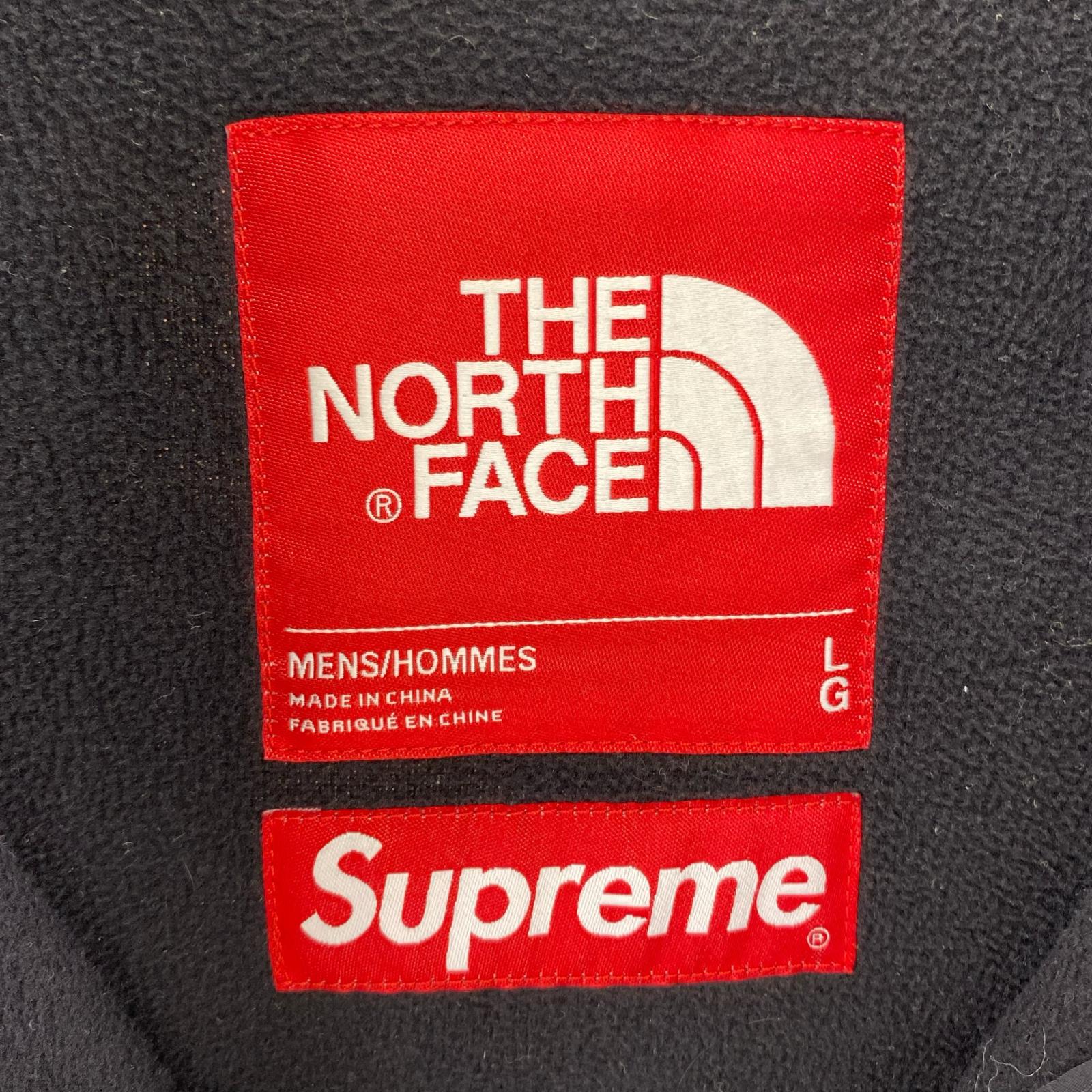 ブルゾン x THE NORTH FACE 21AW Bleached Denim Print Fleece Jacket L L