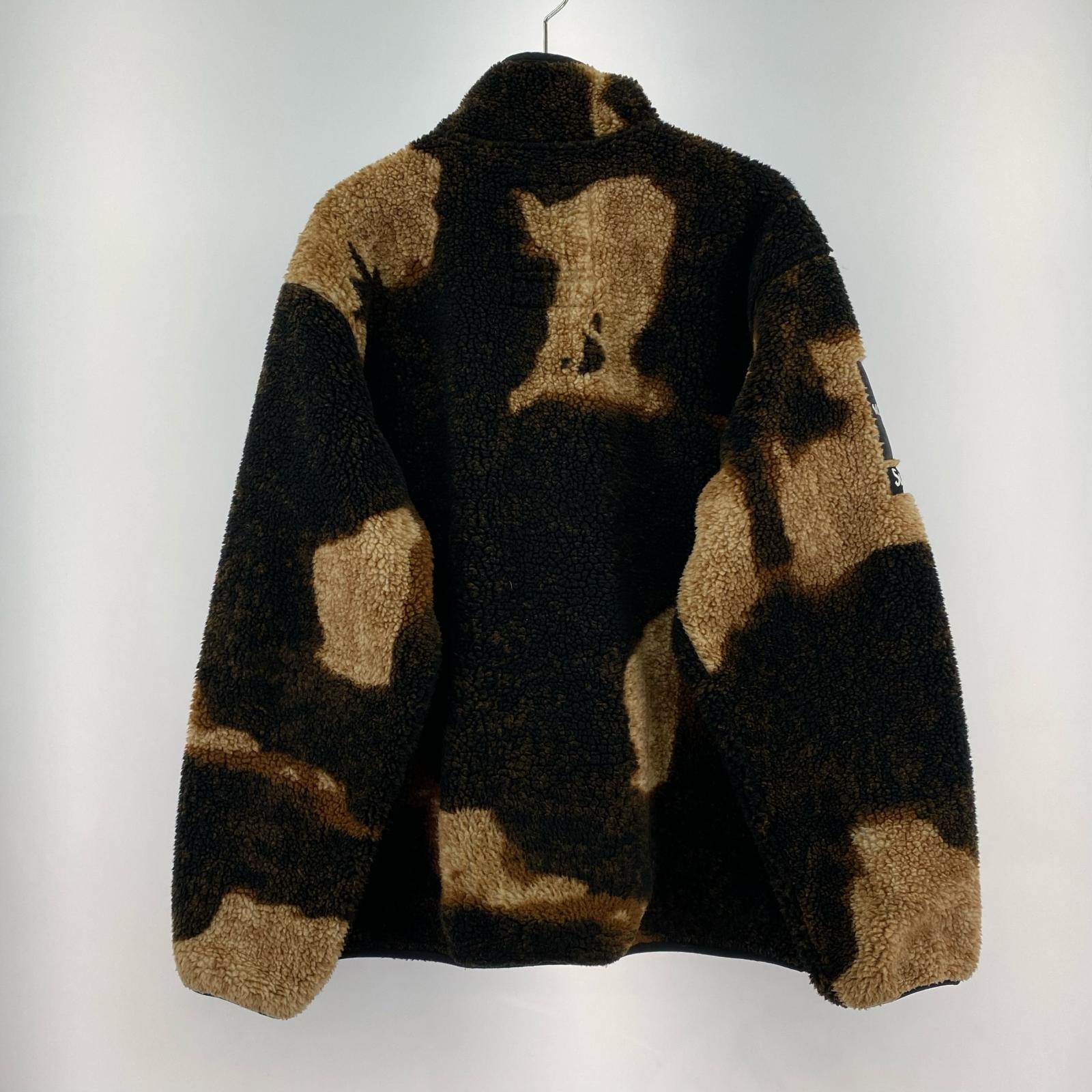 ブルゾン x THE NORTH FACE 21AW Bleached Denim Print Fleece Jacket L L