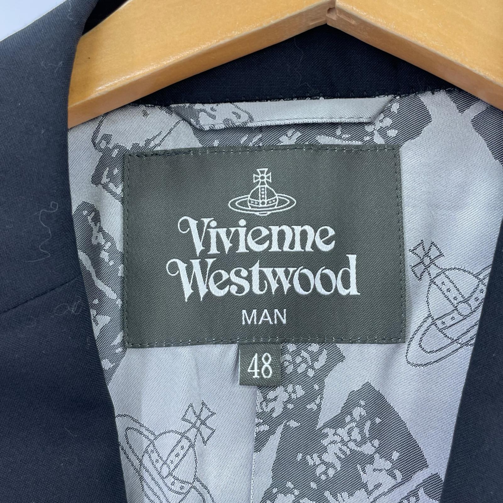 ジャケット Vivienne Westwood MAN ウール セットアップスーツ 48 黒 48 ブラック