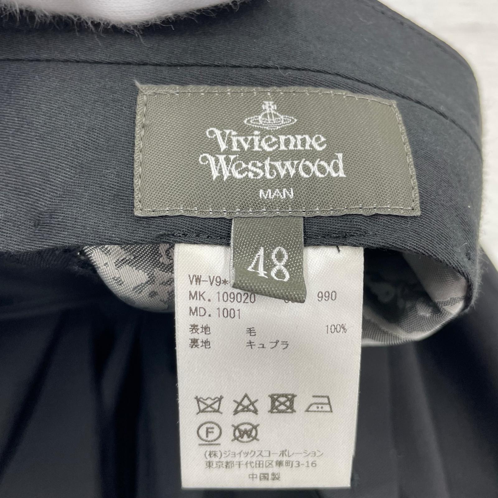 ジャケット Vivienne Westwood MAN ウール セットアップスーツ 48 黒 48 ブラック