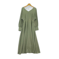 ワンピース INTIMITE 長袖ワンピース M グリーン