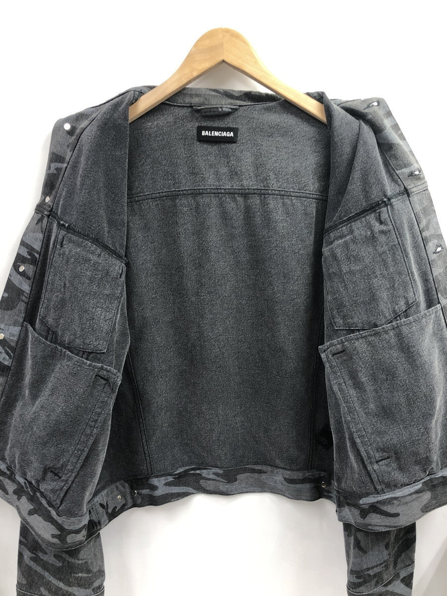 20AW LARGE CAMO PRINT DENIM JACKET