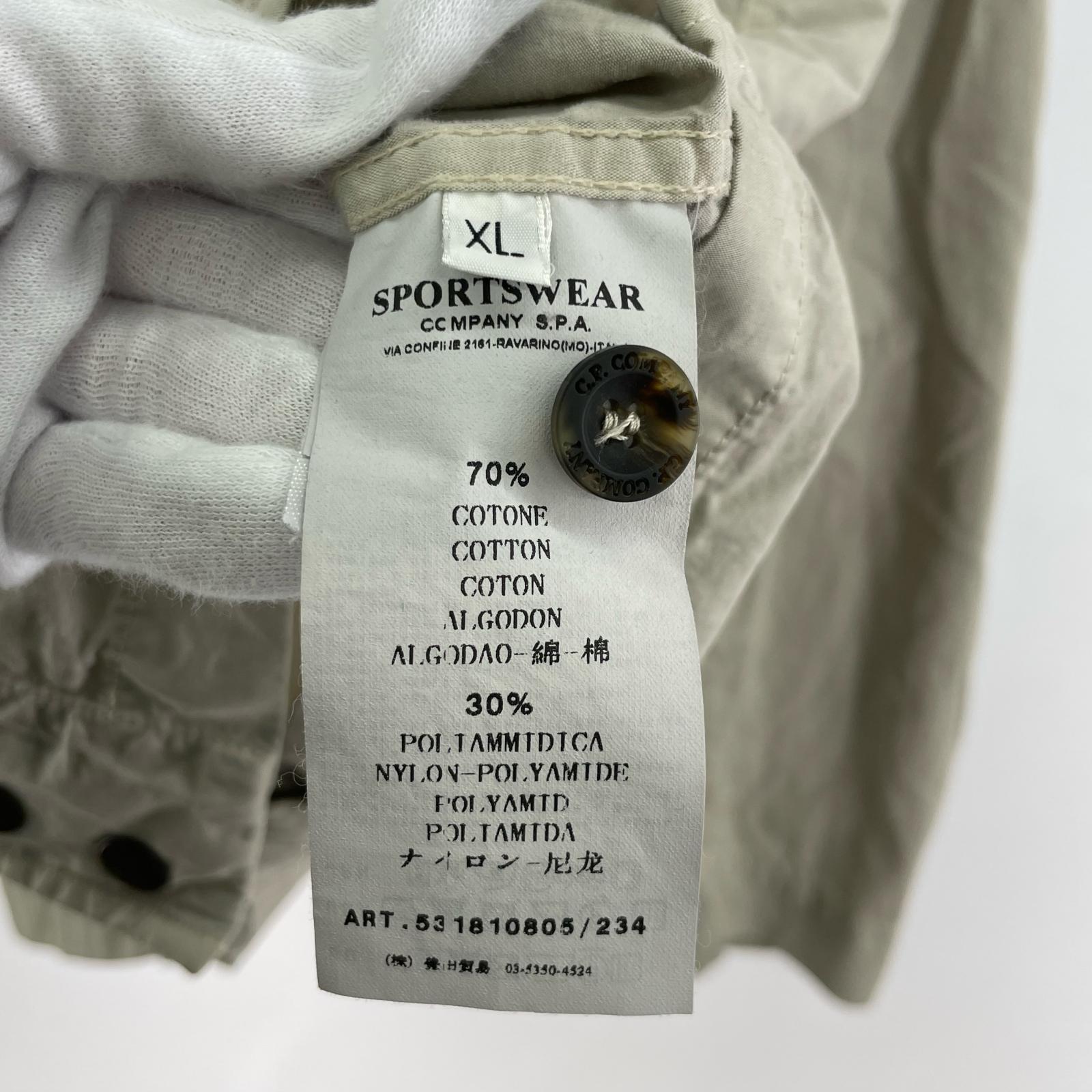 ジャケット 00s C.P.Company シャツジャケット XL アイボリー