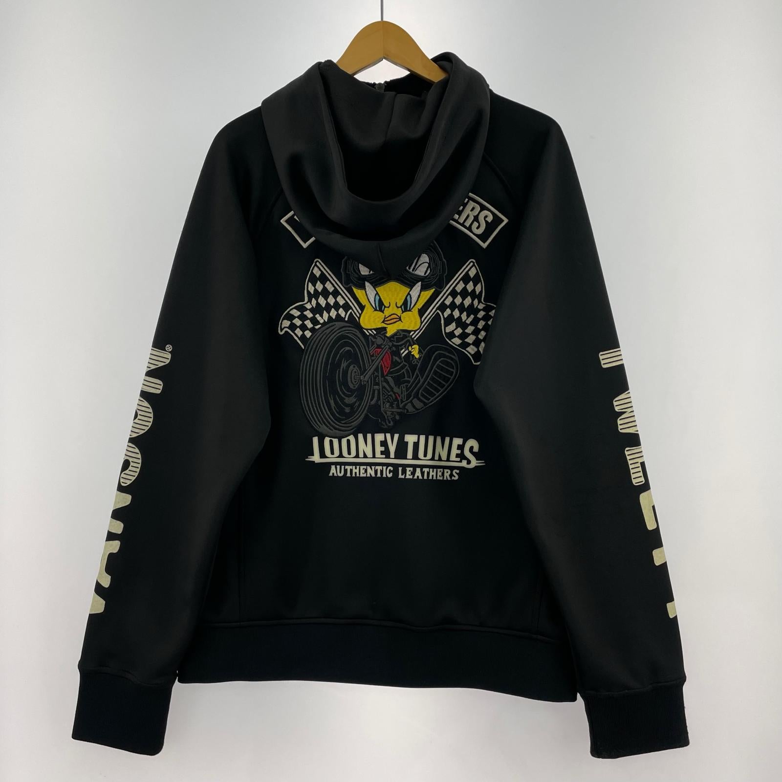 パーカー looney tunes L ブラック