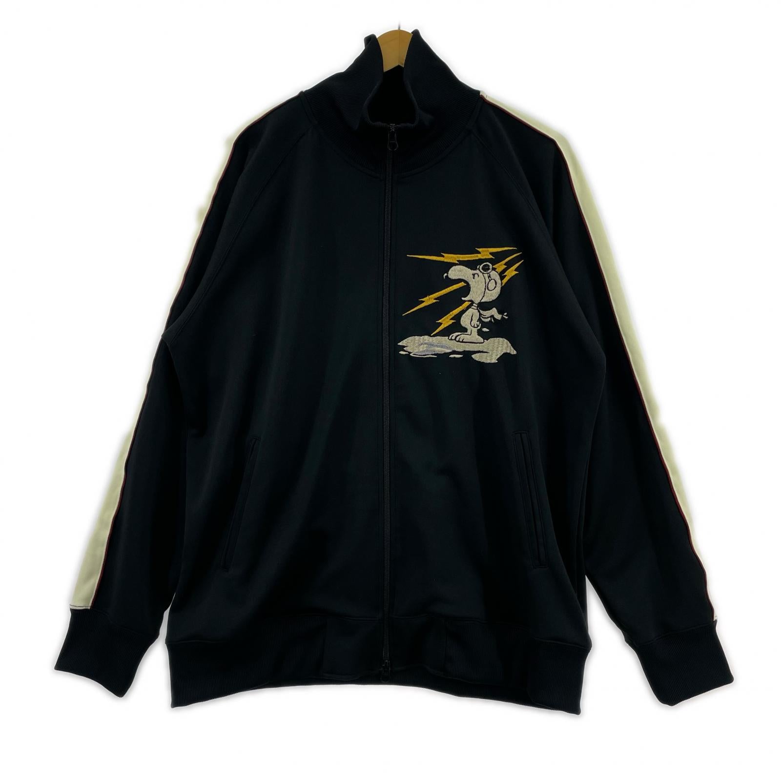 ジャケット peanuts トラックジャケット L ブラック