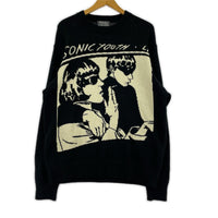 ニット ×SONIC YOUTH ニット ブラック M M ブラック