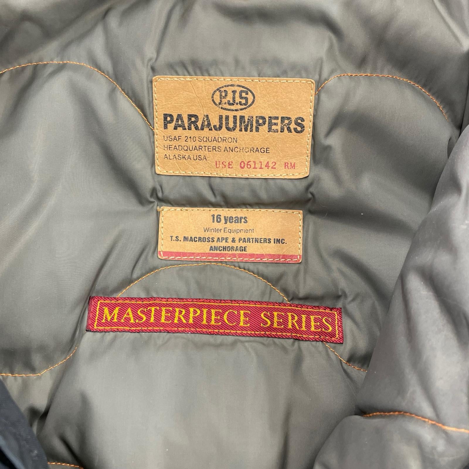 ジャケット PARAJUMPERS N3B 黒 ブラック