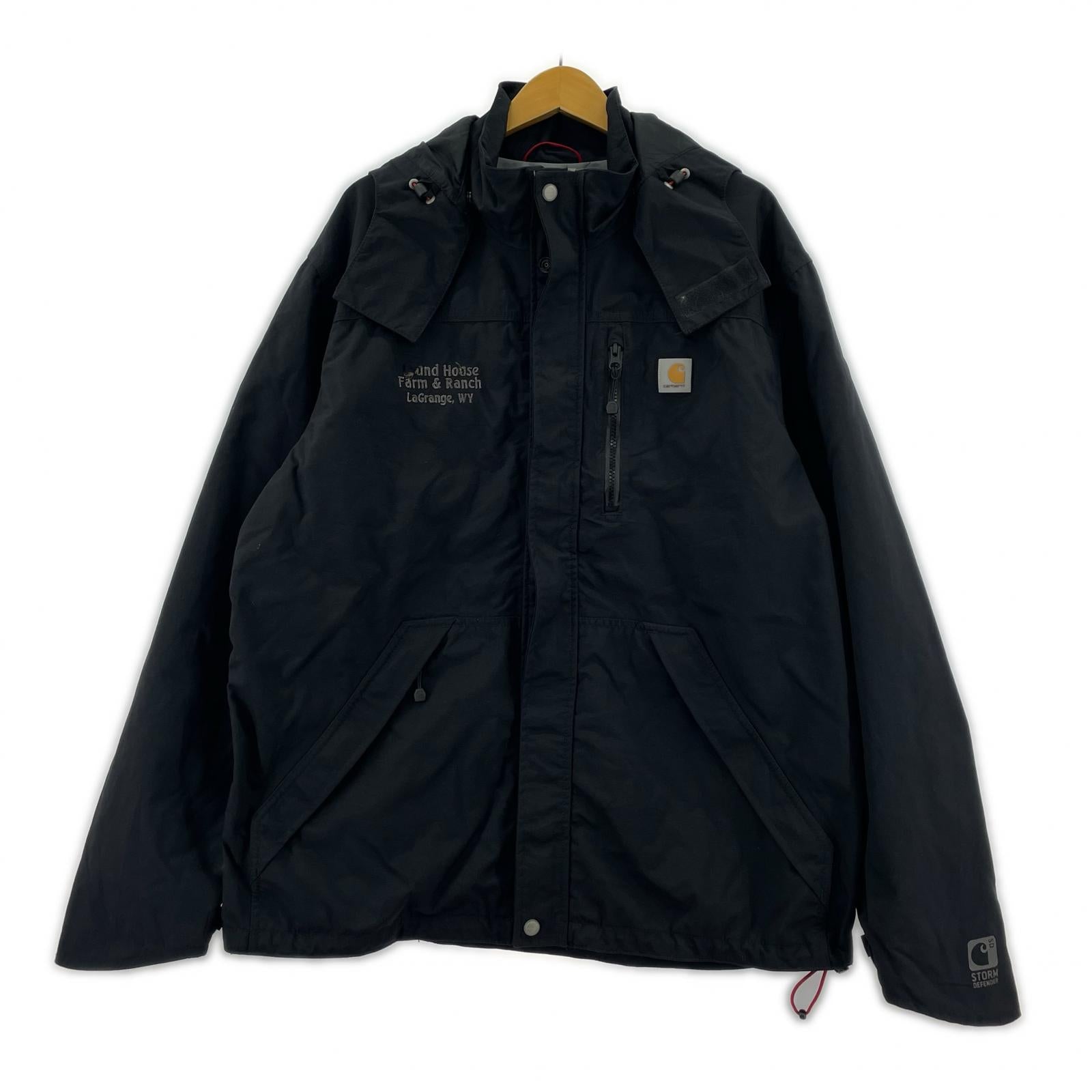 ブルゾン ナイロンジャケット BLK L L ブラック