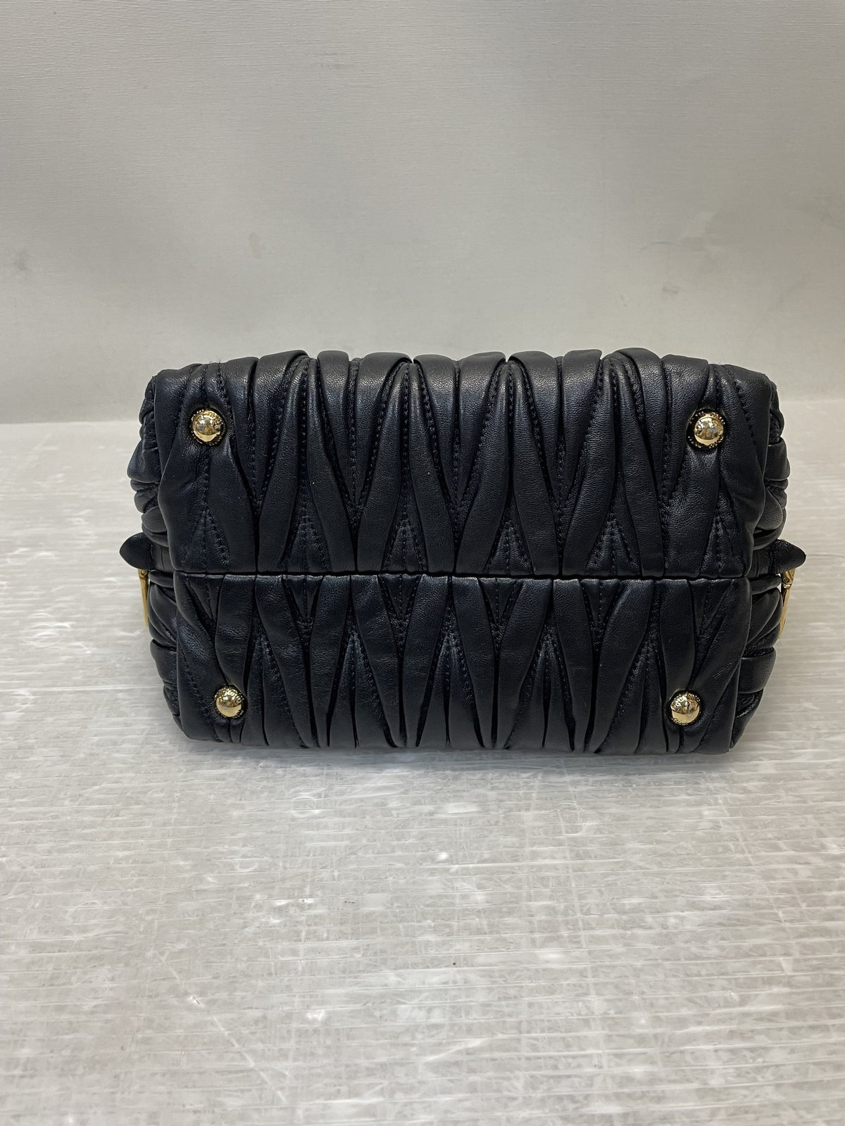 miu miu マテラッセ 2WAYバッグ ブラック