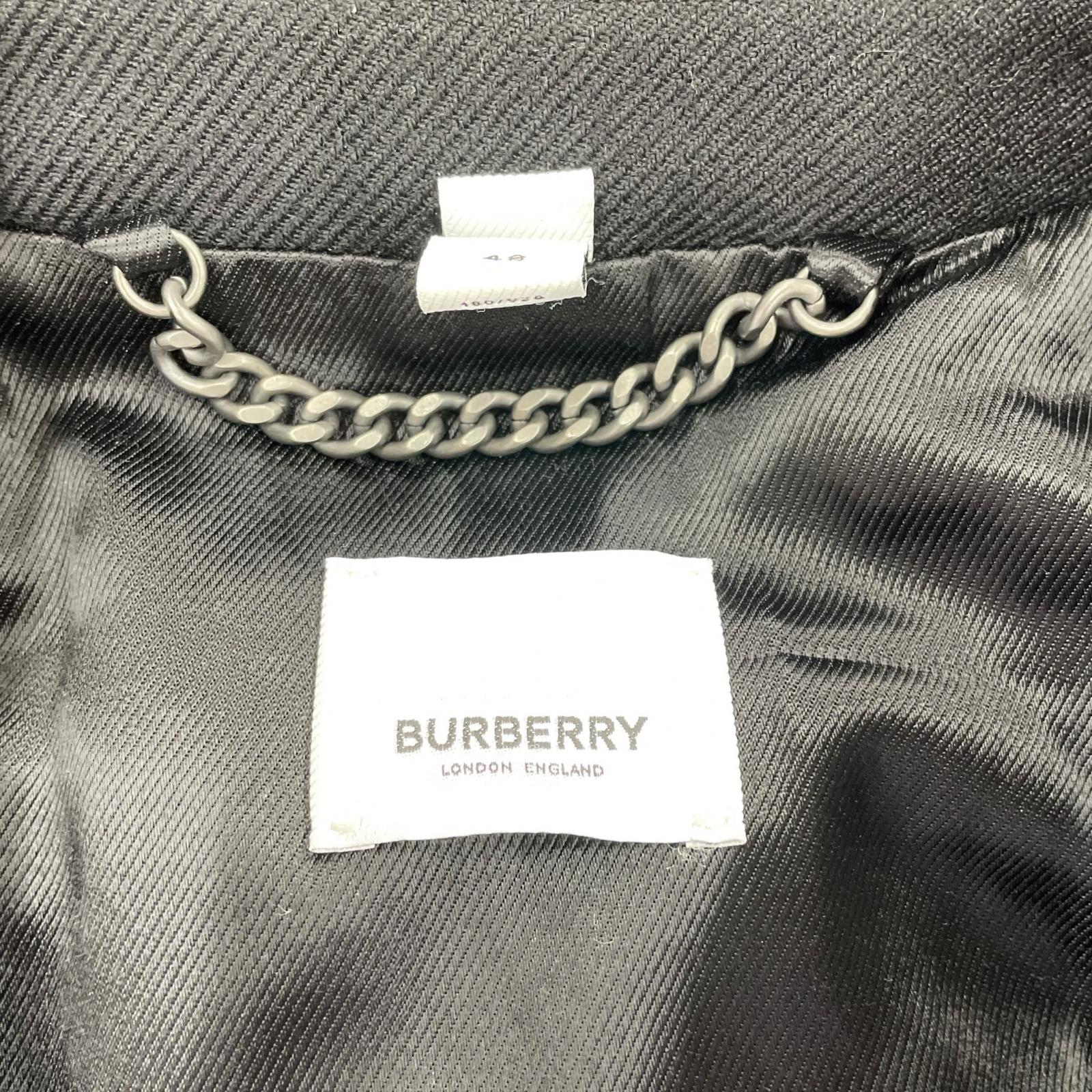 その他アウター BURBERRY ジャケット ブラック 48 48 ブラック
