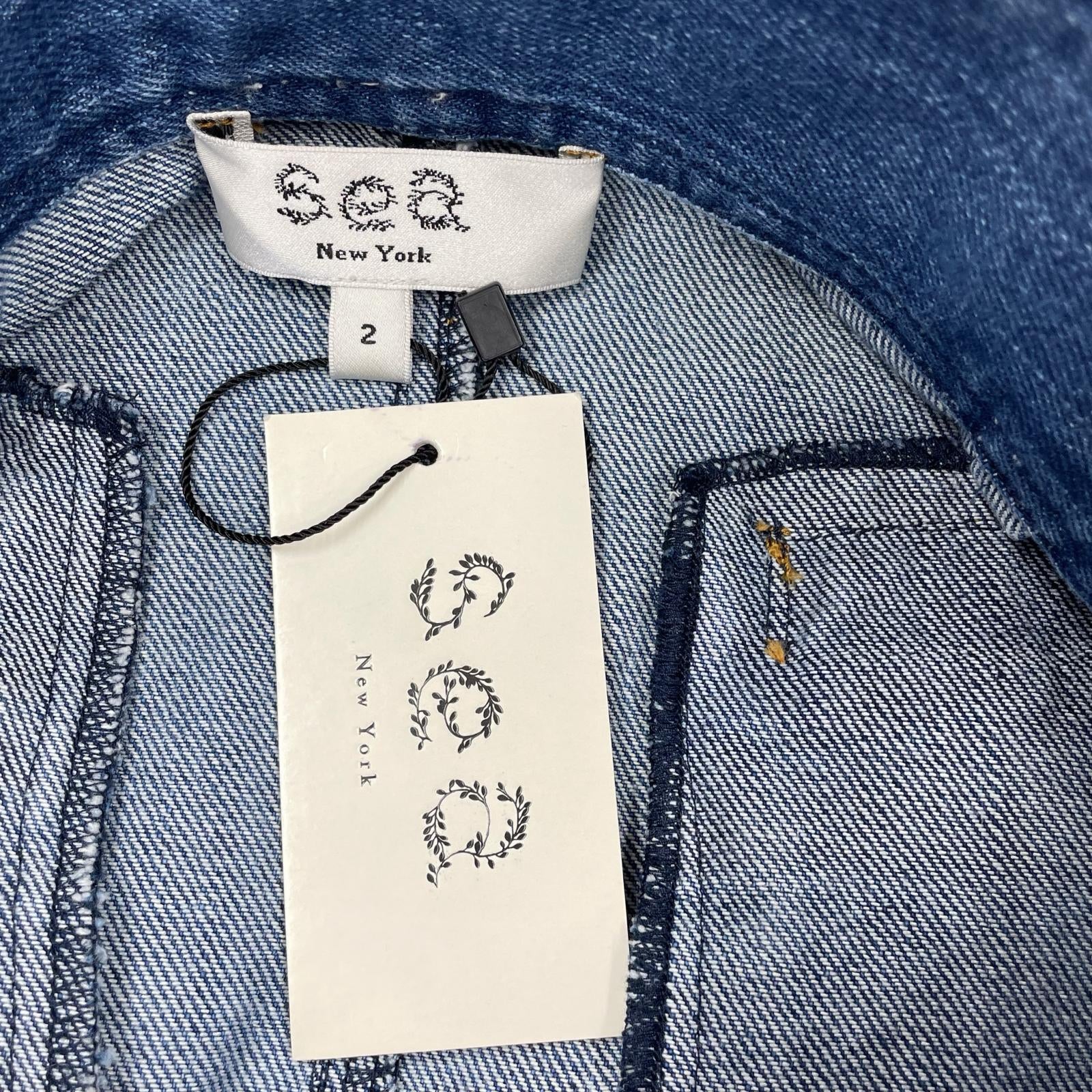 ロングスカート sea new york ロングスカート 2 ブルー