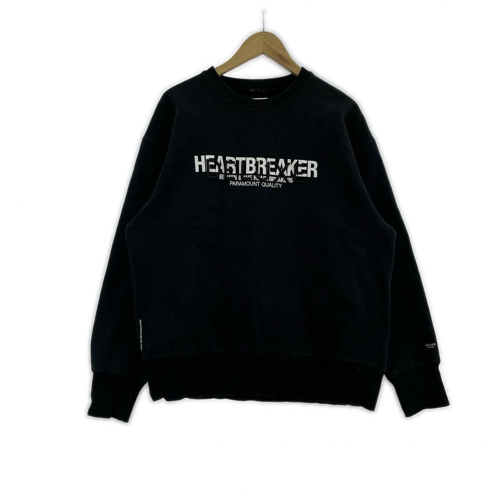スウェット DELUXE LIMITED CREW NECK SWEAT ブラック