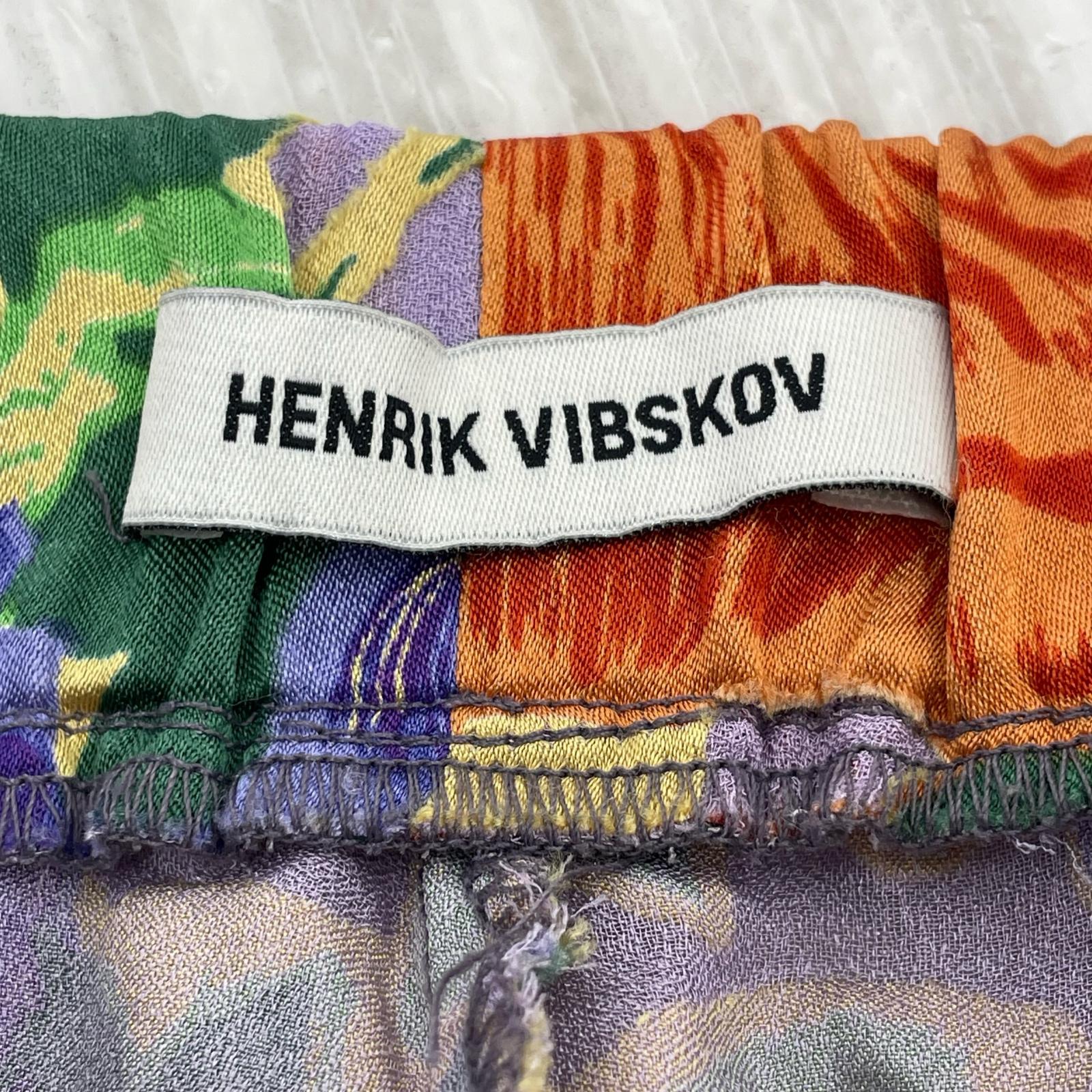 パンツ Henrik Vibskov 花柄ラップイージーパンツ M マルチ M マルチカラー
