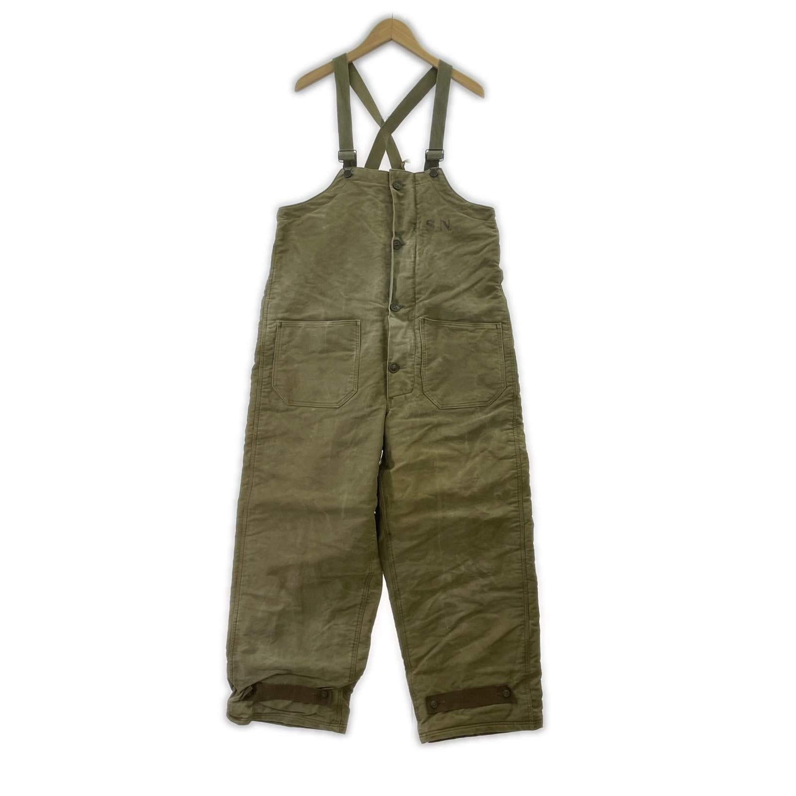 オーバーオール 40s US NAVY N-1 デッキパンツ (S) S