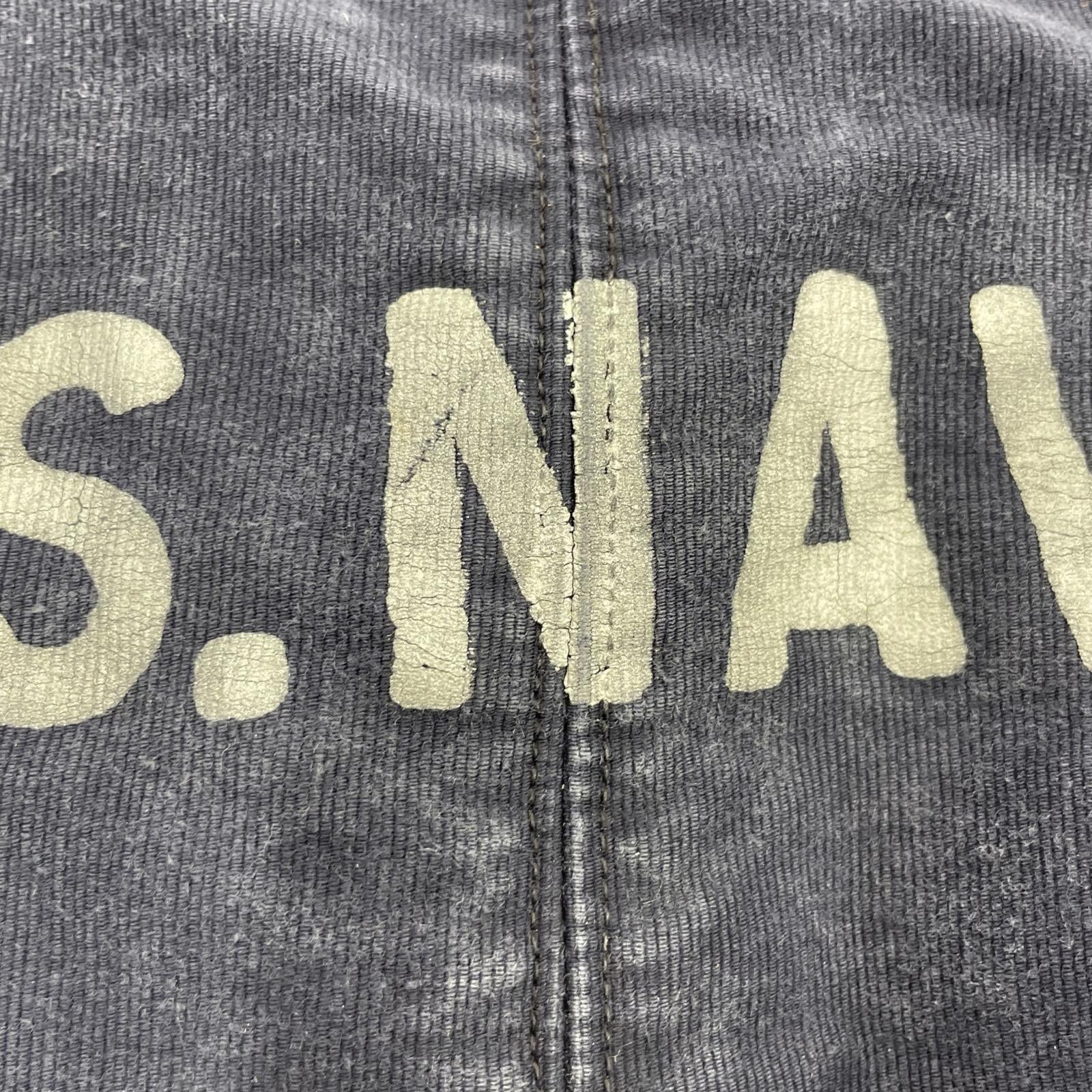 オーバーオール 40s US NAVY WWⅡ N-1 デッキパンツ 紺 (M) M