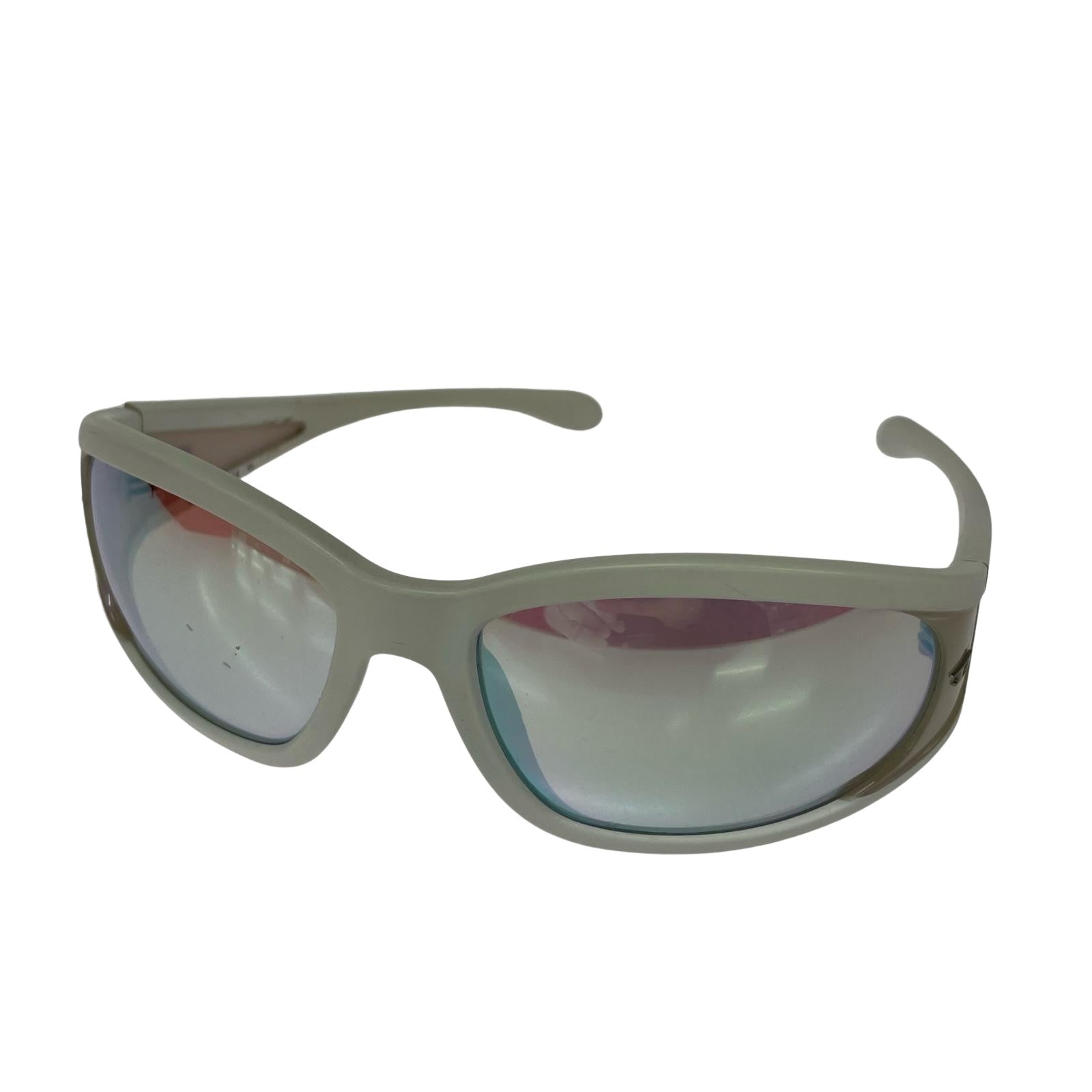 その他アクセサリー DL3002 Rectangular sunglasses ホワイト