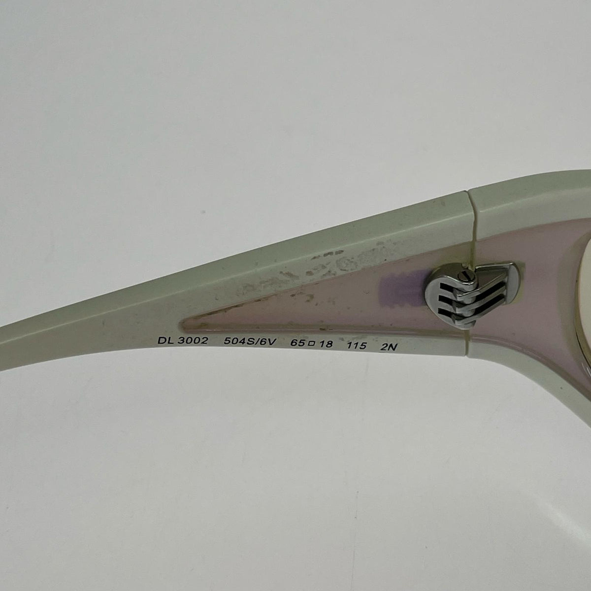 その他アクセサリー DL3002 Rectangular sunglasses ホワイト