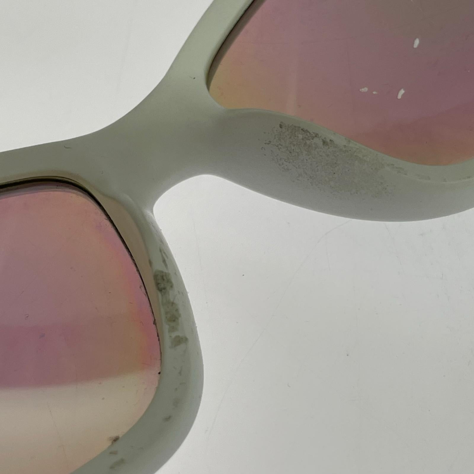 その他アクセサリー DL3002 Rectangular sunglasses ホワイト