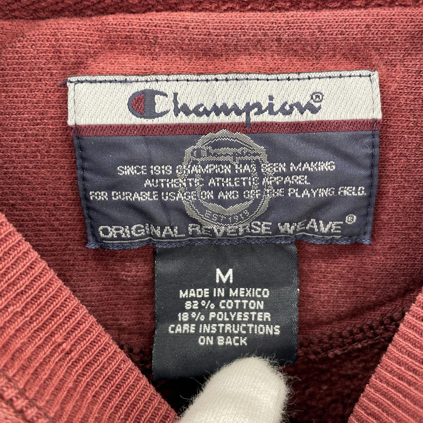 スウェット 00s reverse weave メキシコ製 バーガンディー (M) M