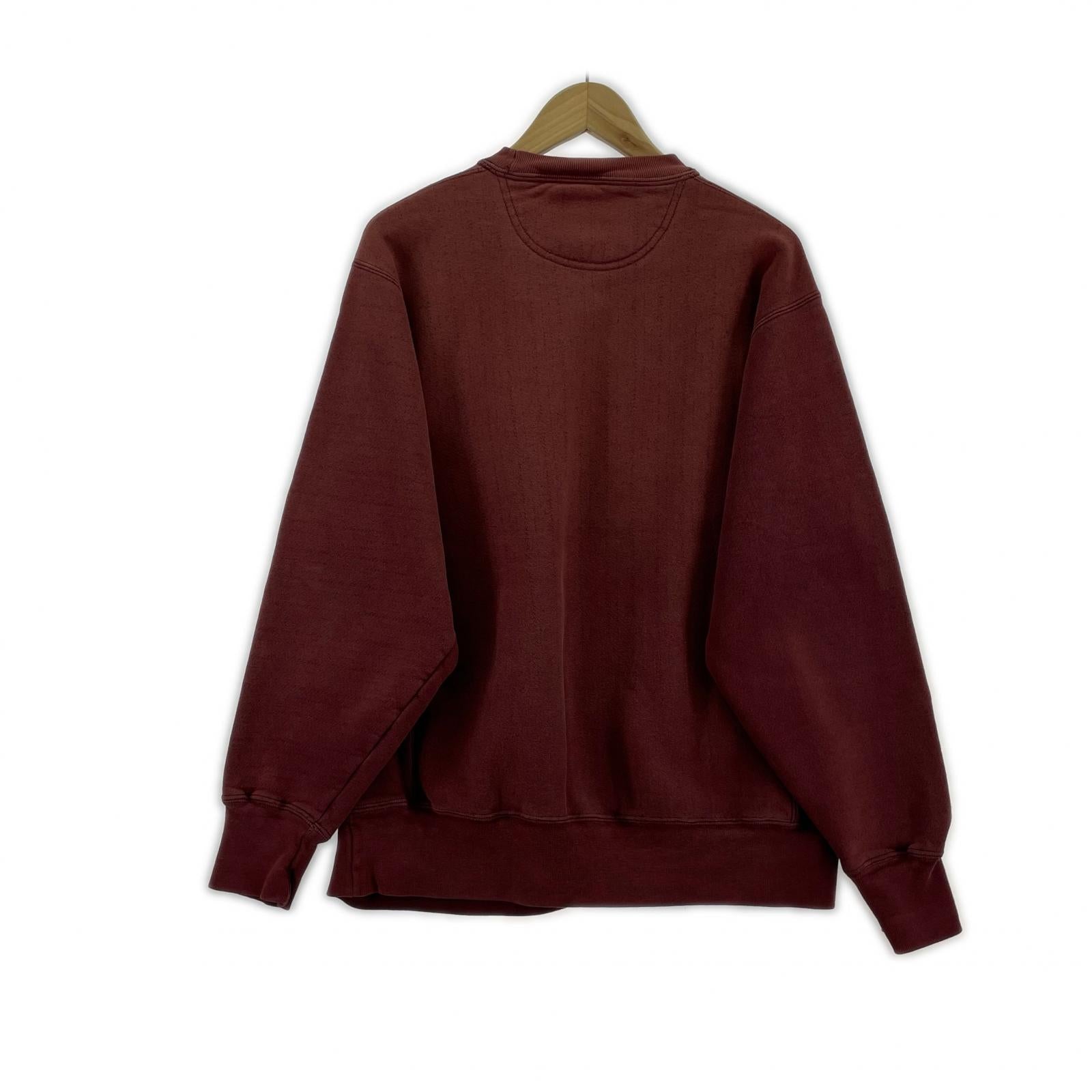 スウェット 00s reverse weave メキシコ製 バーガンディー (M) M