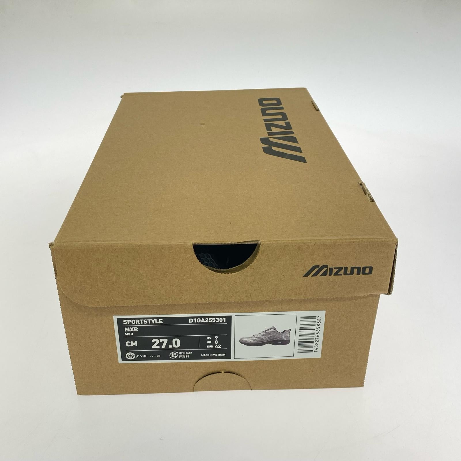 スニーカー mizuno MXR 27.0 27cm (US9 UK8 1/2 EU44) グレー