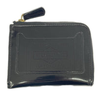 コンパクトウォレット GLASS LEATHER WALLET ブラック