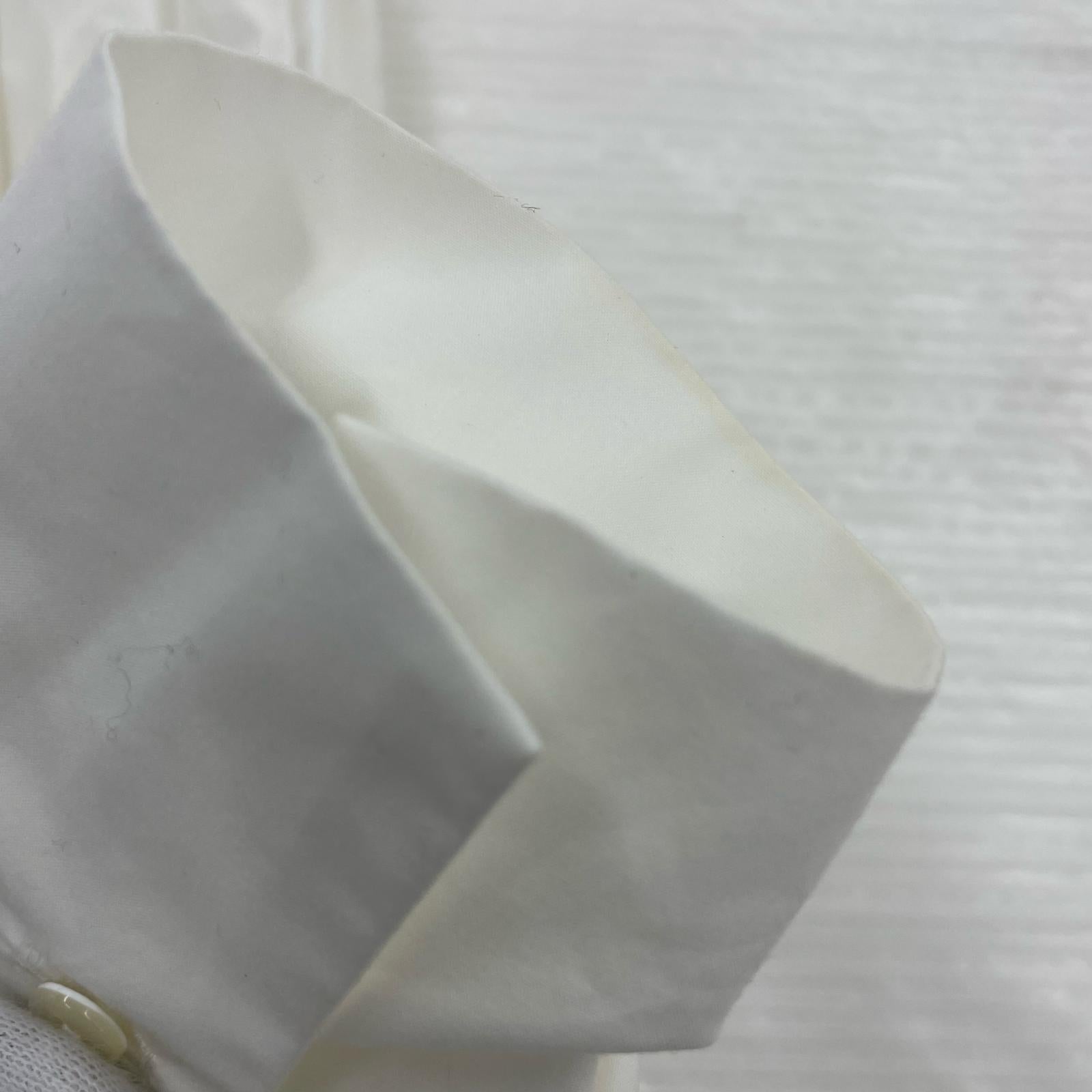 長袖シャツ リボンブラウス/WHT ホワイト