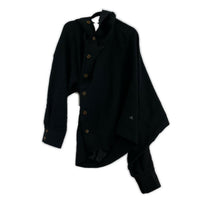 ジャケット Vivienne Westwood MAN オーバーサイズ 変形シャツジャケット F 黒 ブラック